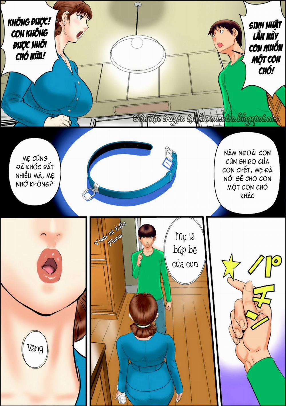 HentaiVN.net - Ảnh 4 - Kaasan Wa Boku No Mesuinu Da [Mẹ là con chó cái của tôi] - Oneshot