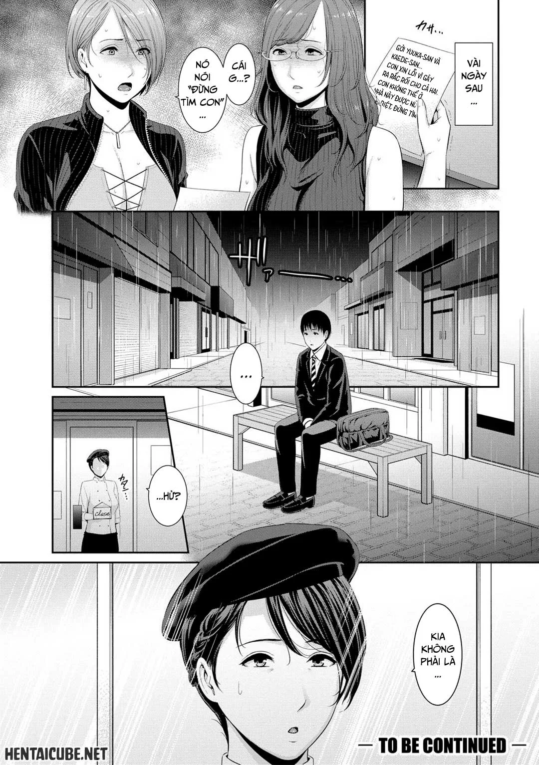 HentaiVN.net - Ảnh 25 - Ba người mẹ cuồng dâm [My Three Horny Moms; Boku dake no inbo-tachi] - Chap 2