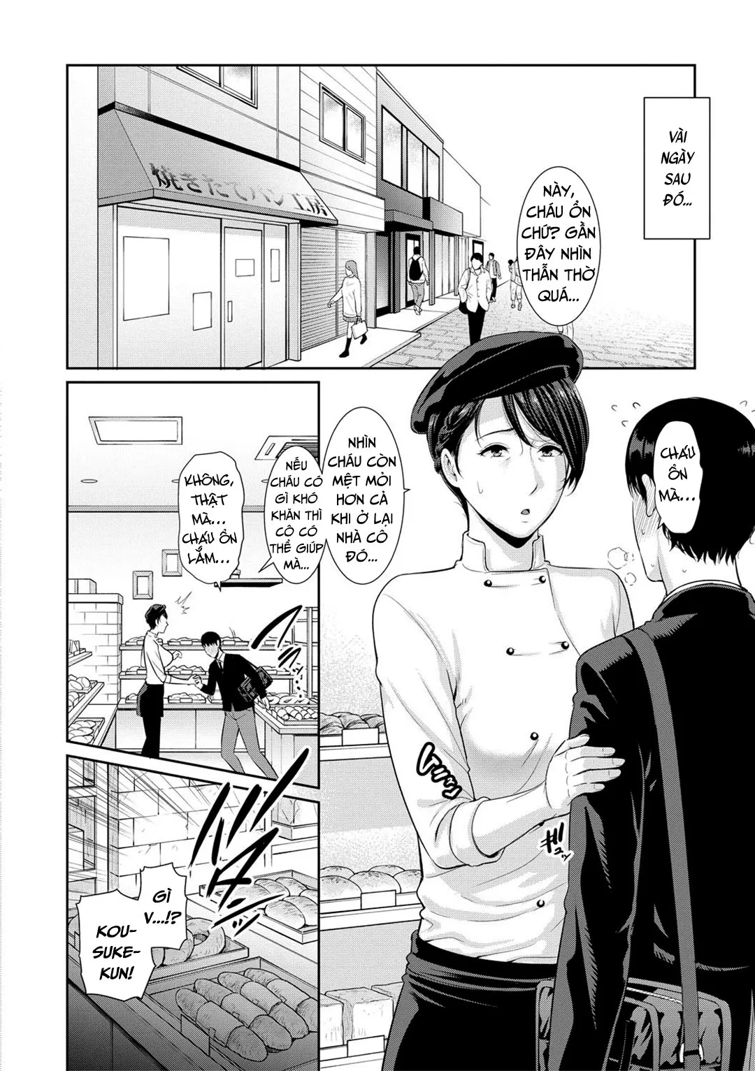 HentaiVN.net - Ảnh 23 - Ba người mẹ cuồng dâm [My Three Horny Moms; Boku dake no inbo-tachi] - Chap 4