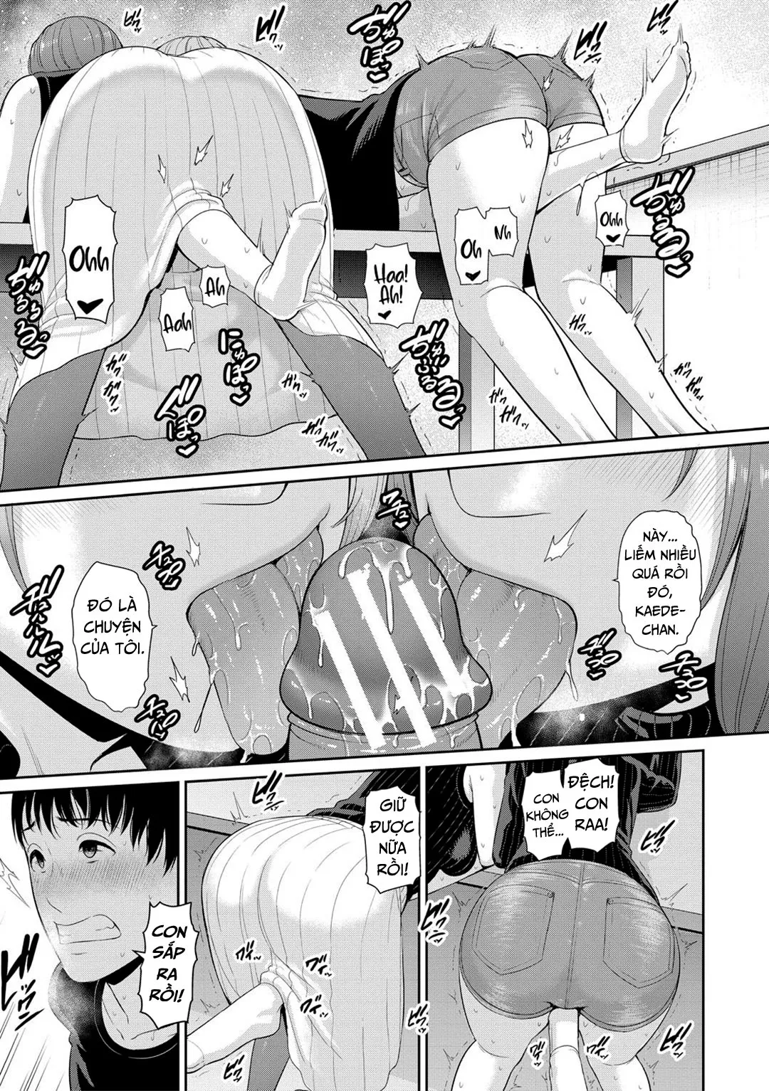 HentaiVN.net - Ảnh 6 - Ba người mẹ cuồng dâm [My Three Horny Moms; Boku dake no inbo-tachi] - Chap 4