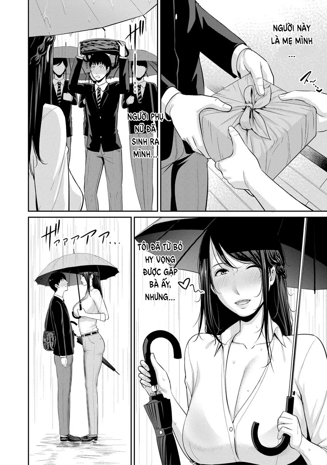 HentaiVN.net - Ảnh 3 - Ba người mẹ cuồng dâm [My Three Horny Moms; Boku dake no inbo-tachi] - Chap 5