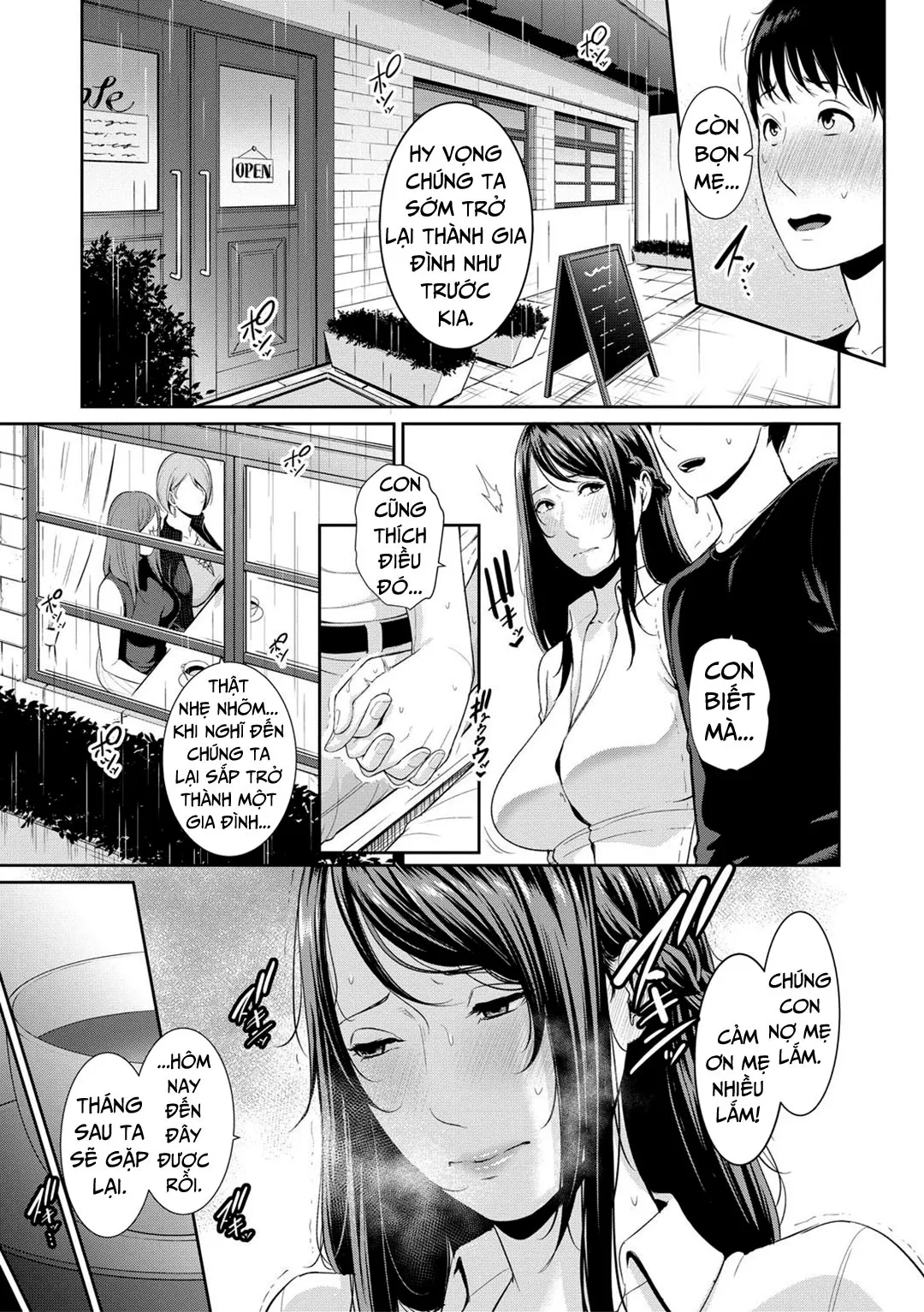 HentaiVN.net - Ảnh 6 - Ba người mẹ cuồng dâm [My Three Horny Moms; Boku dake no inbo-tachi] - Chap 6