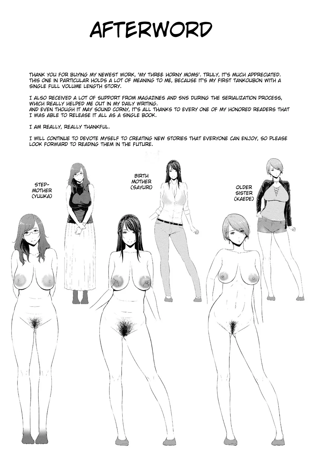 HentaiVN.net - Ảnh 26 - Ba người mẹ cuồng dâm [My Three Horny Moms; Boku dake no inbo-tachi] - Chap 8 - END