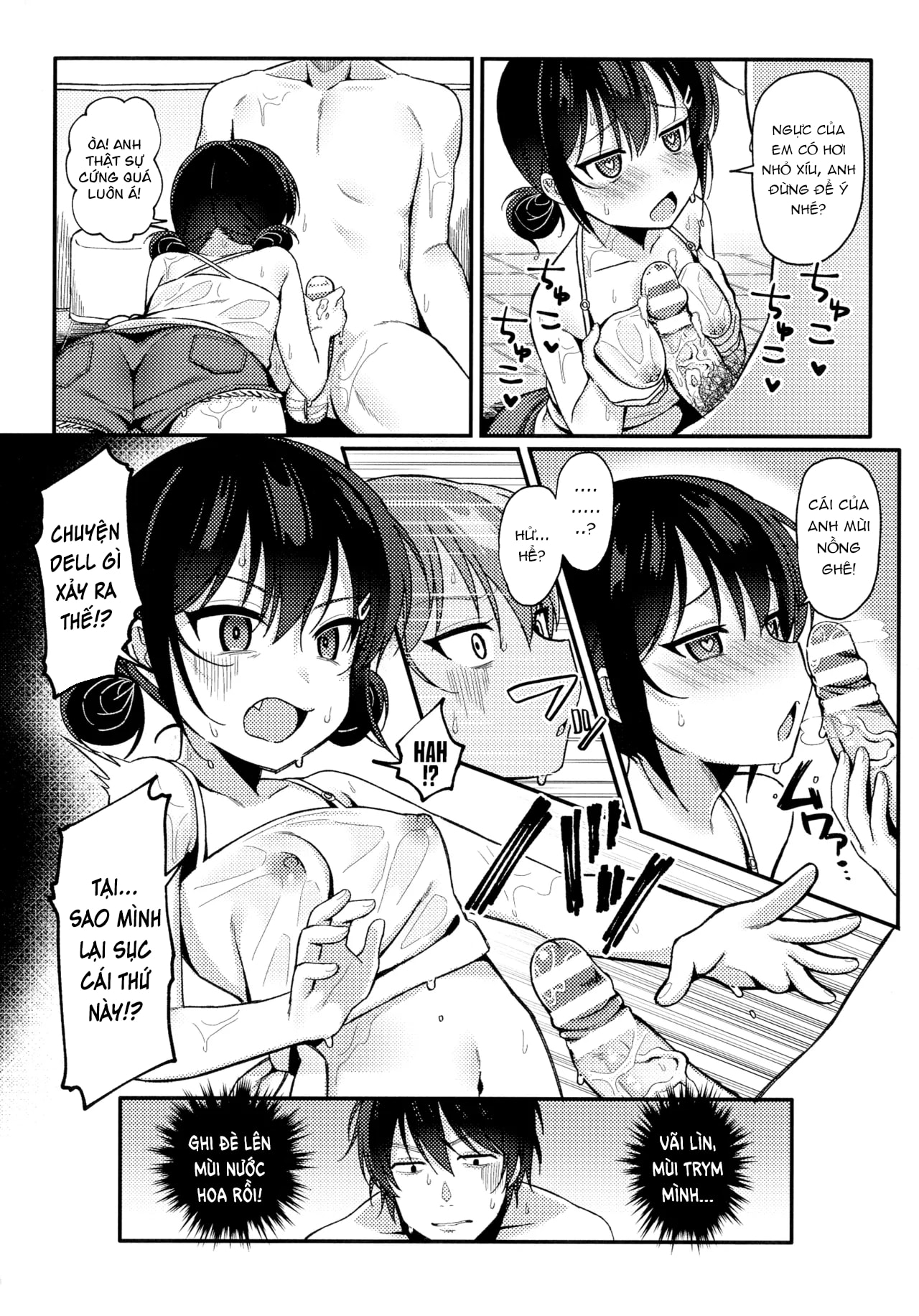 HentaiVN.net - Ảnh 11 - Tắm chung với con nhóc bố láo bị thôi miên - Oneshot