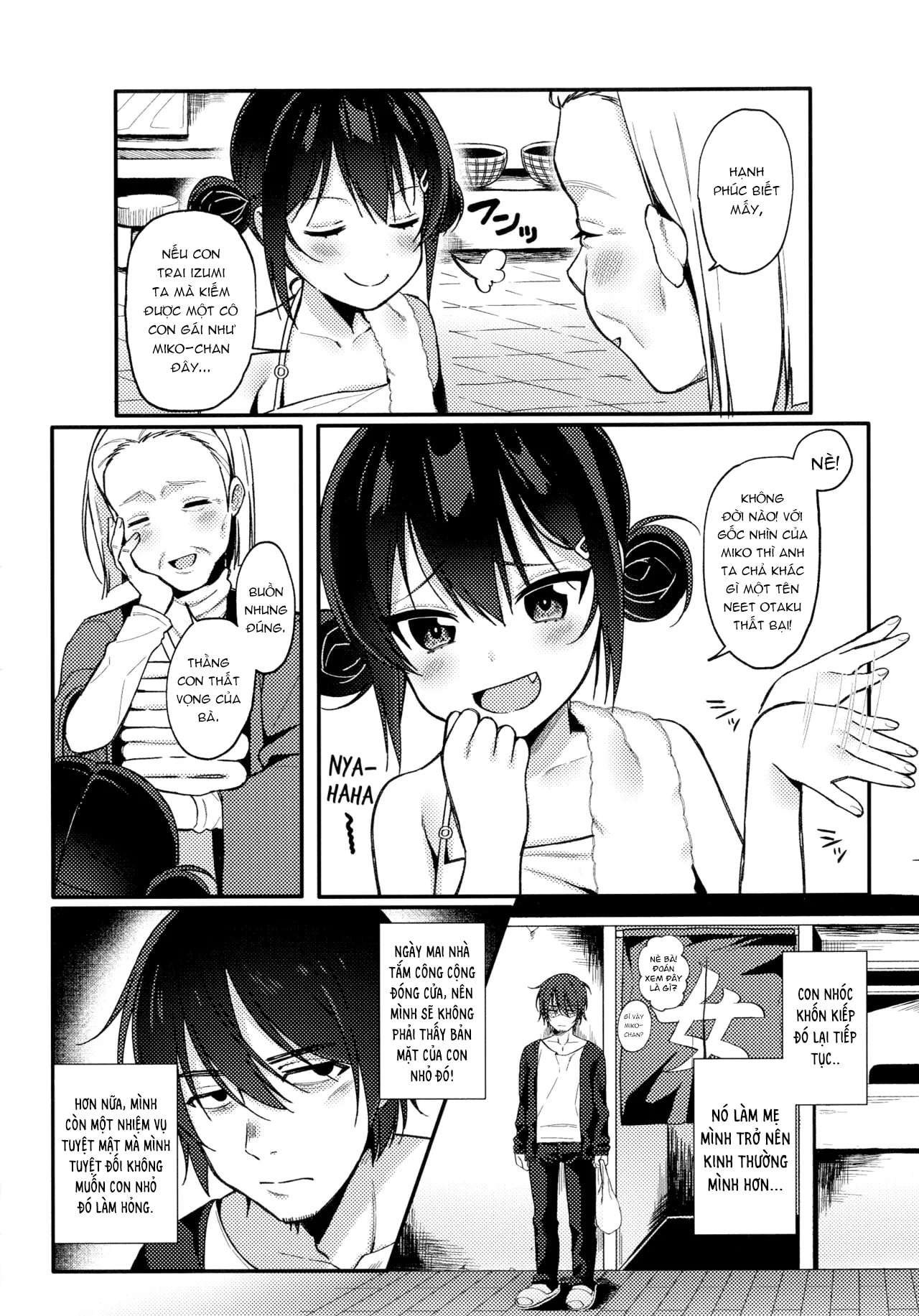 HentaiVN.net - Ảnh 3 - Tắm chung với con nhóc bố láo bị thôi miên - Oneshot