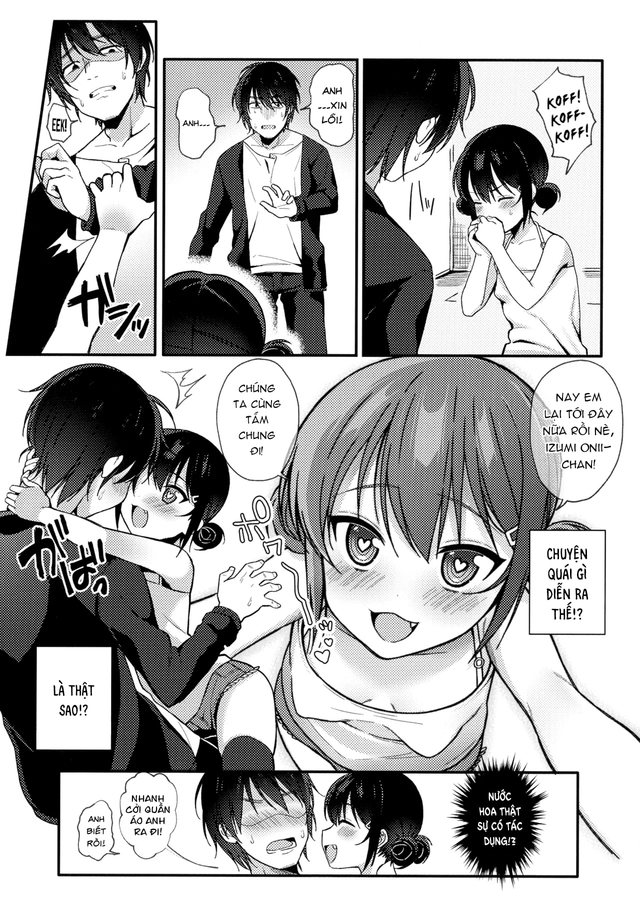 HentaiVN.net - Ảnh 7 - Tắm chung với con nhóc bố láo bị thôi miên - Oneshot