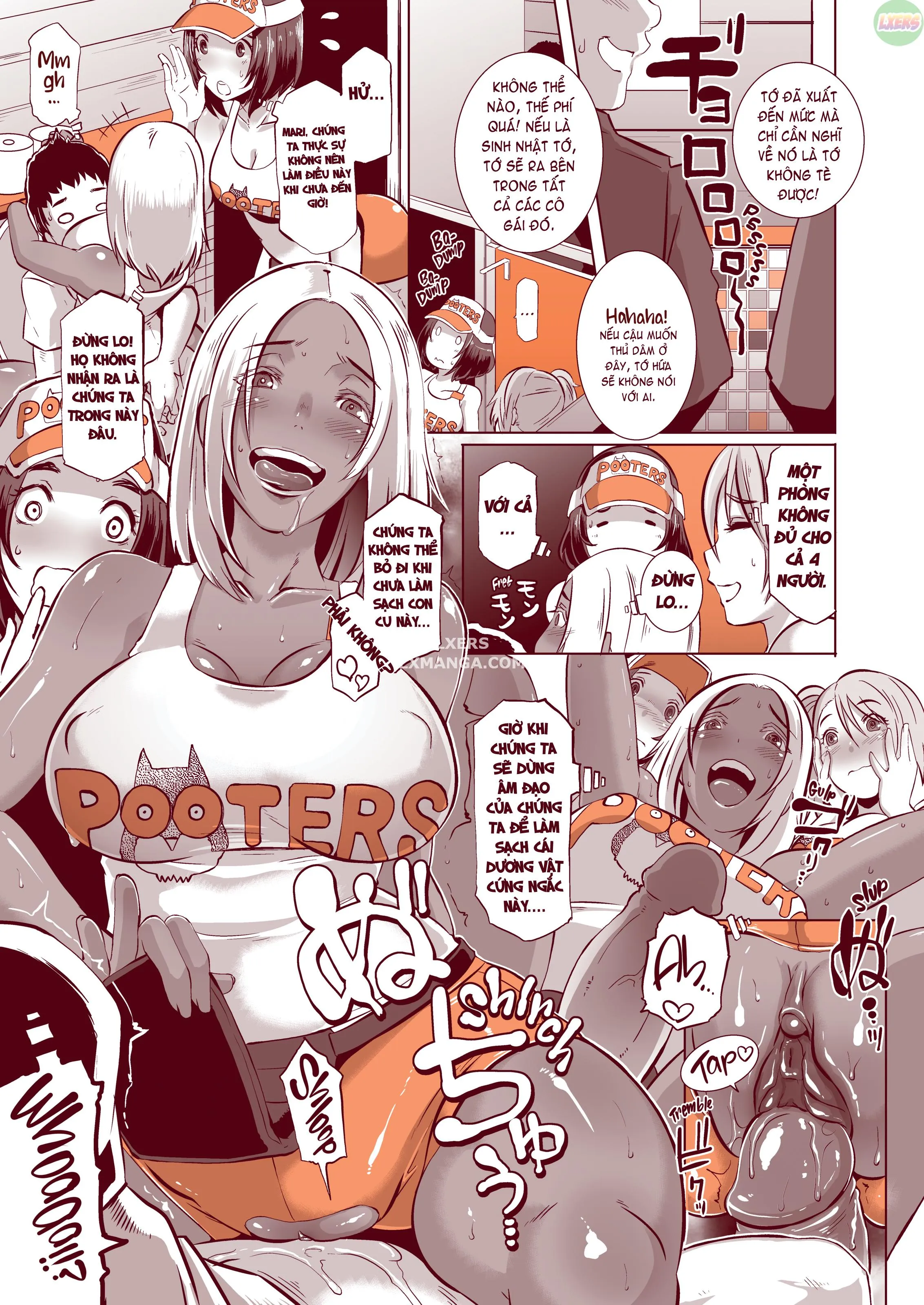 HentaiVN.net - Ảnh 6 - Delightfully Fuckable and Unrefined!! [Butcha-U Box: The Complete POOTERS Collection] - Chap 02 - Happy Hour