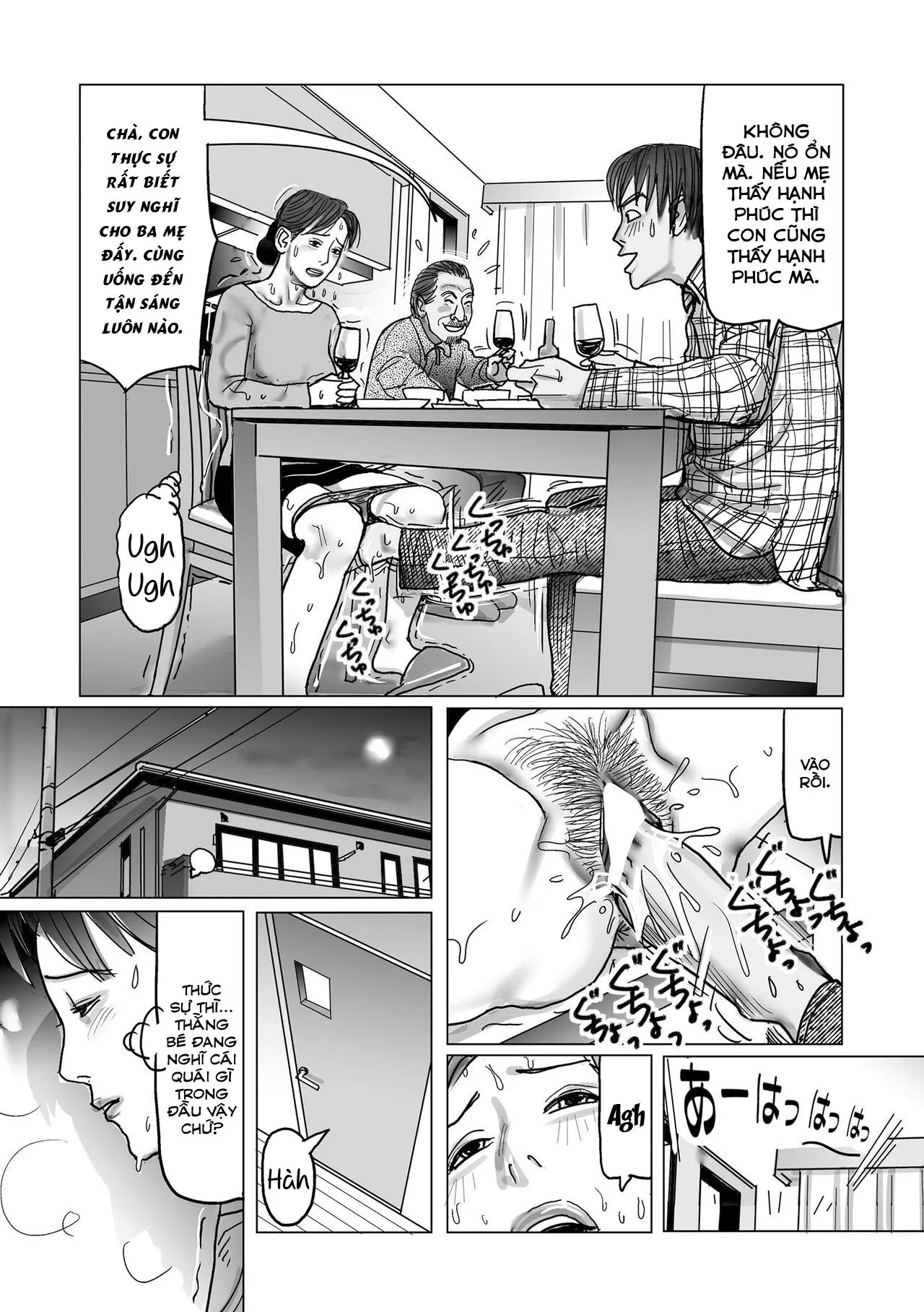 HentaiVN.net - Ảnh 13 - Tuyển tập bí kíp lái máy bay [Netorare Jukubo no Tsuyameki ; 寝取られ熟母のつやめき] - Chương 1