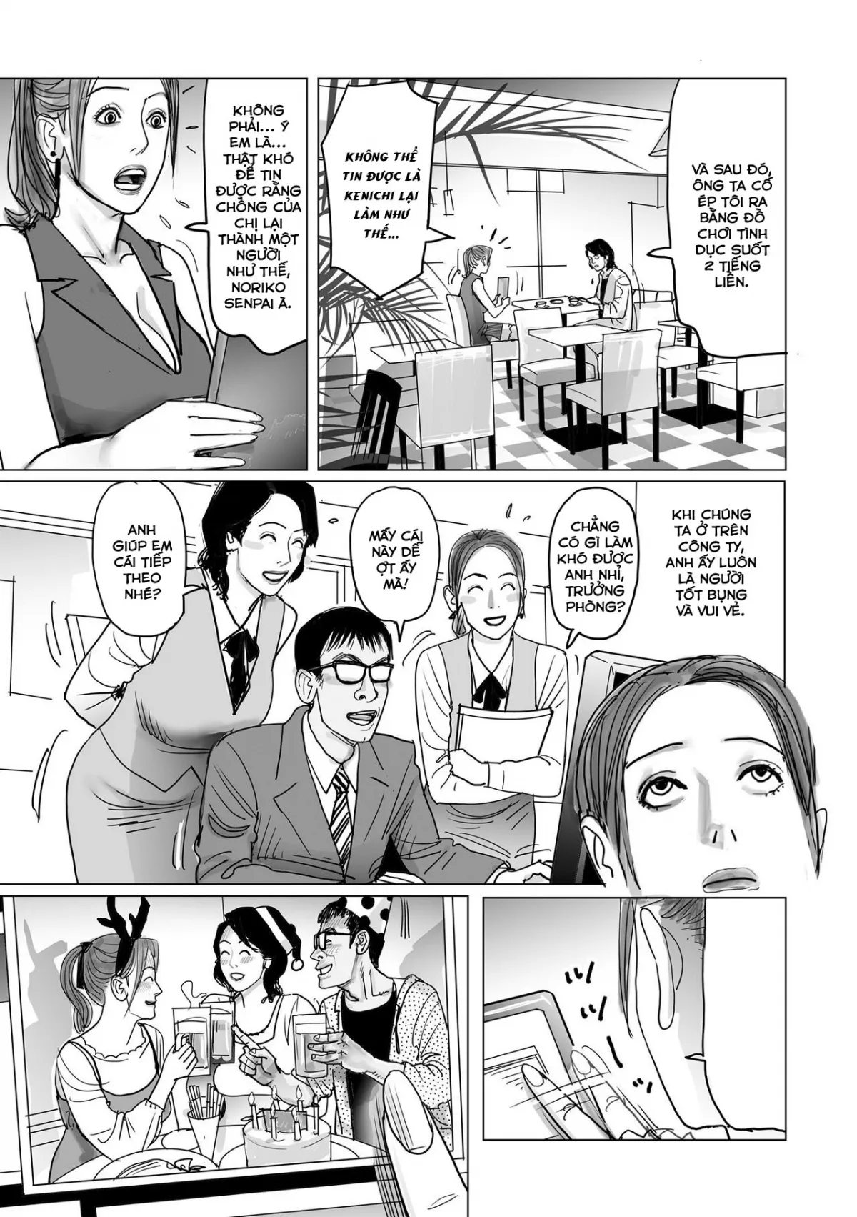 HentaiVN.net - Ảnh 6 - Tuyển tập bí kíp lái máy bay [Netorare Jukubo no Tsuyameki ; 寝取られ熟母のつやめき] - Chương 3
