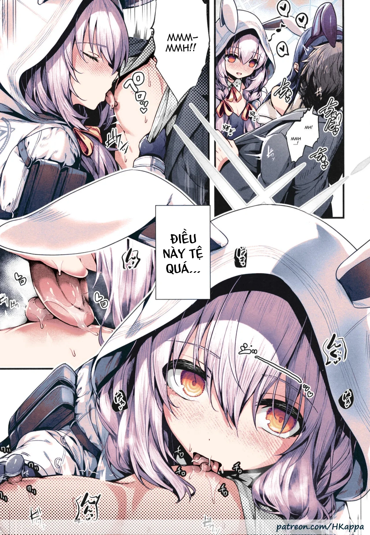 HentaiVN.net - Ảnh 15 - (C102) [Edamametei (Uko)] Bunny+ (Blue Archive) [English] {Doujins.com} [Colorized] - Ông giáo bị bầy thỏ hiếp tập thể
