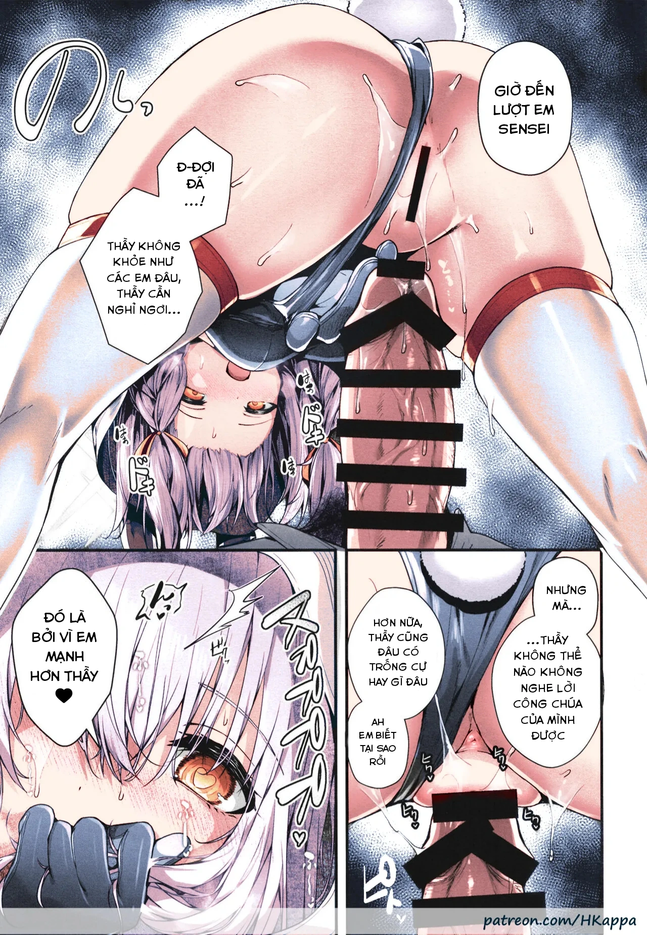 HentaiVN.net - Ảnh 29 - (C102) [Edamametei (Uko)] Bunny+ (Blue Archive) [English] {Doujins.com} [Colorized] - Ông giáo bị bầy thỏ hiếp tập thể