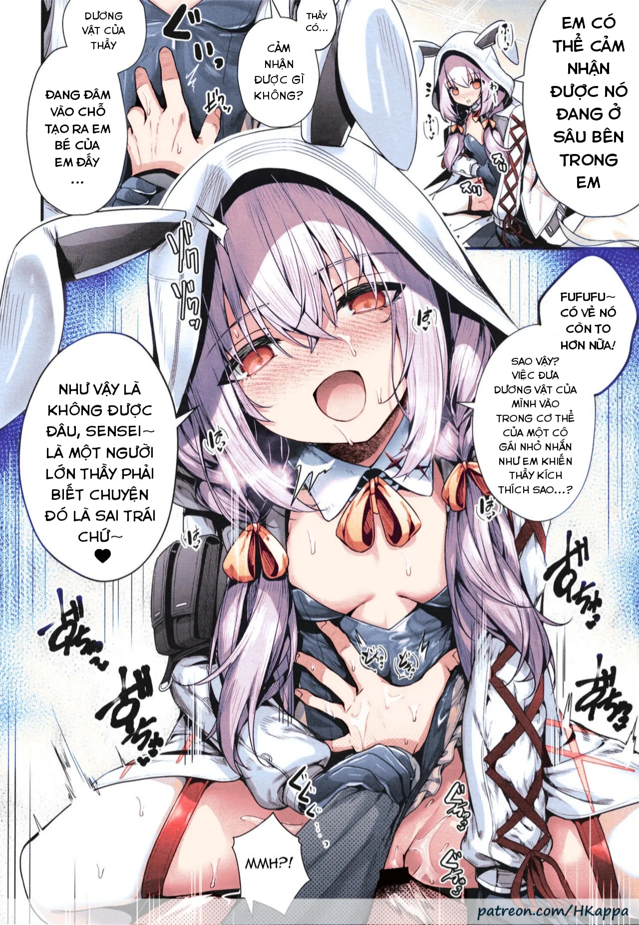 HentaiVN.net - Ảnh 30 - (C102) [Edamametei (Uko)] Bunny+ (Blue Archive) [English] {Doujins.com} [Colorized] - Ông giáo bị bầy thỏ hiếp tập thể