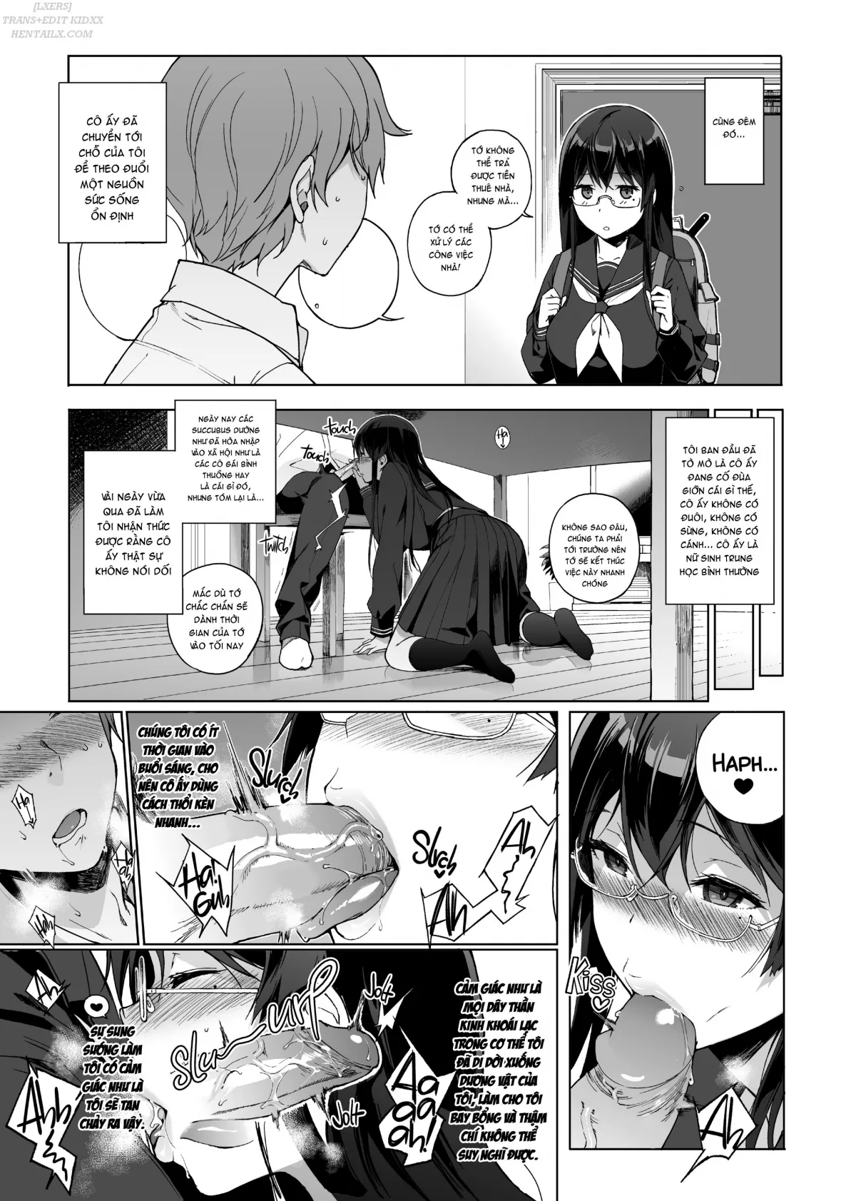HentaiVN.net - Ảnh 8 - Living with Succubus [Succubus Stayed Life] - Chap 1