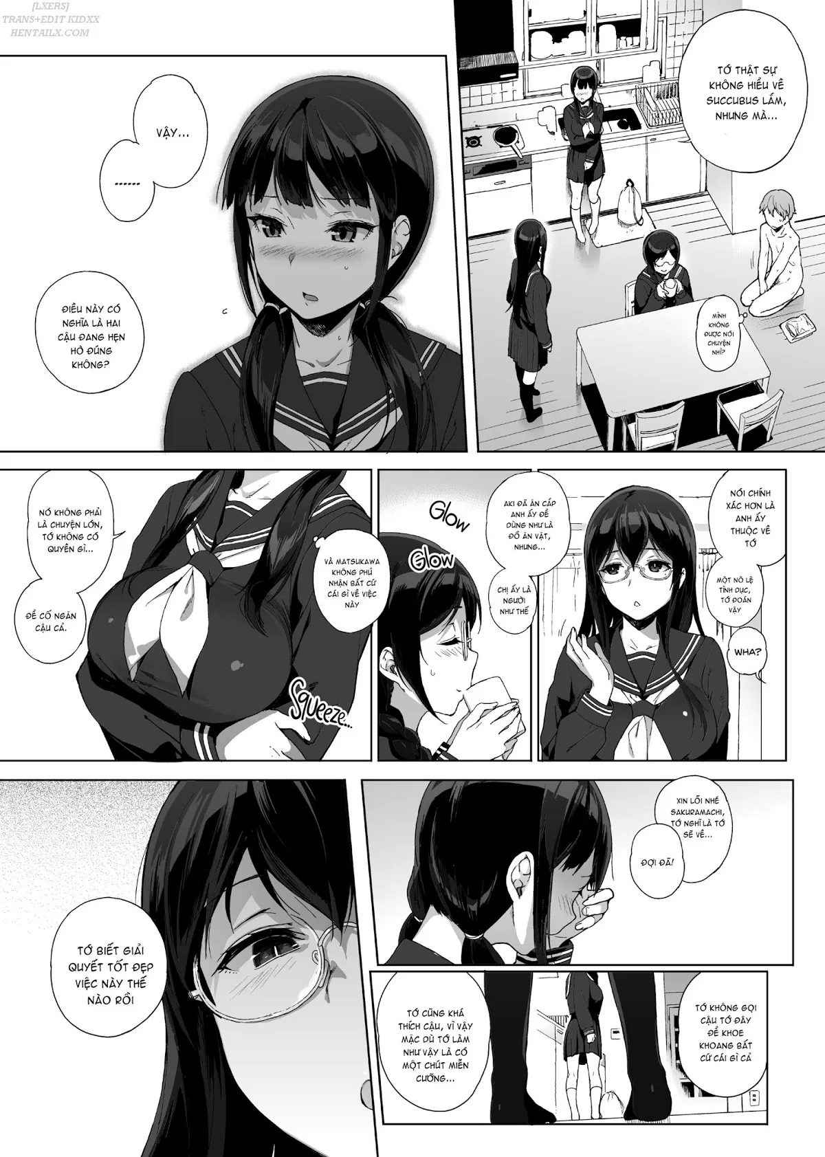 HentaiVN.net - Ảnh 14 - Living with Succubus [Succubus Stayed Life] - Chap 3