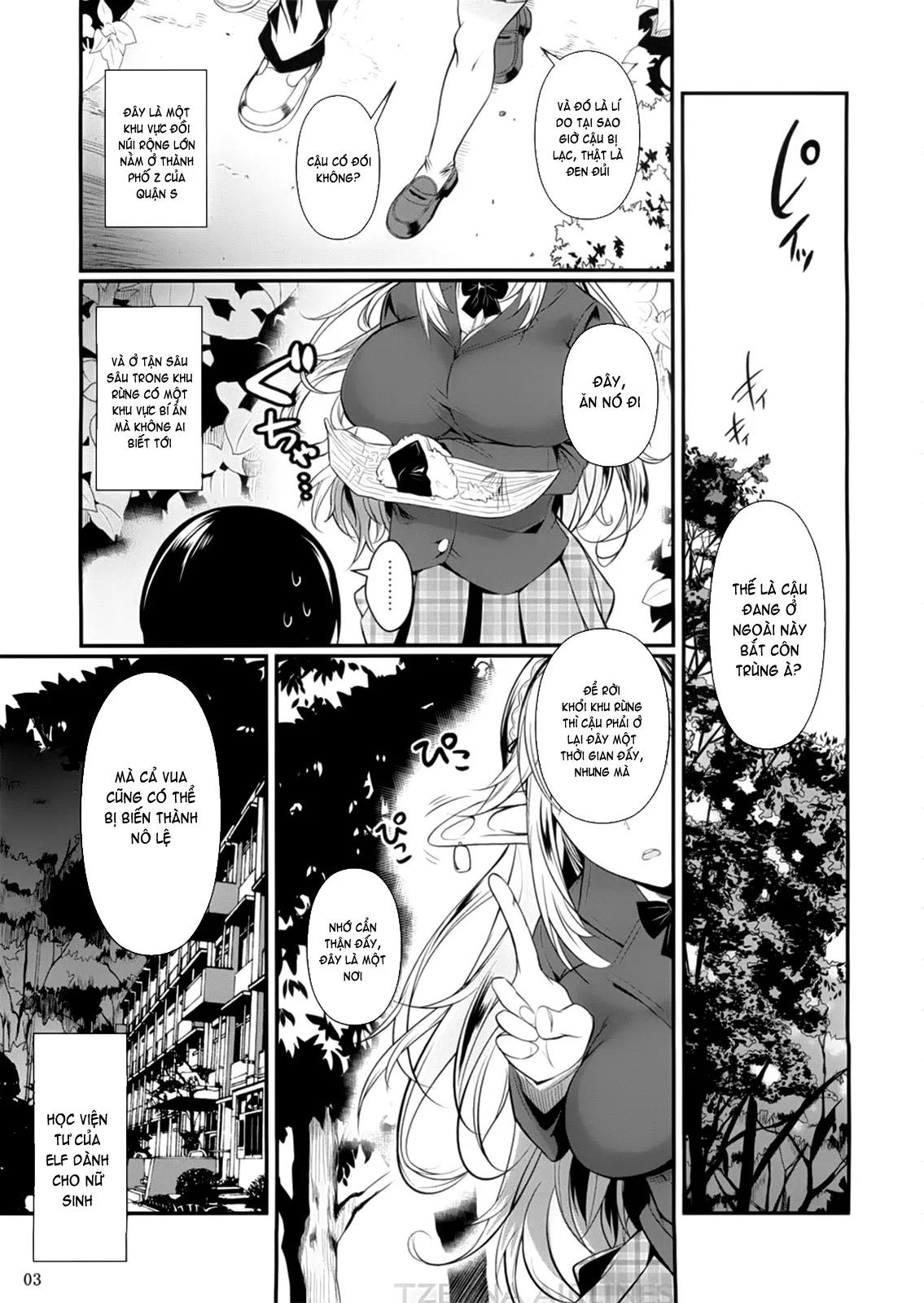 HentaiVN.net - Ảnh 7 - High Elf × High School Series - Chap 1
