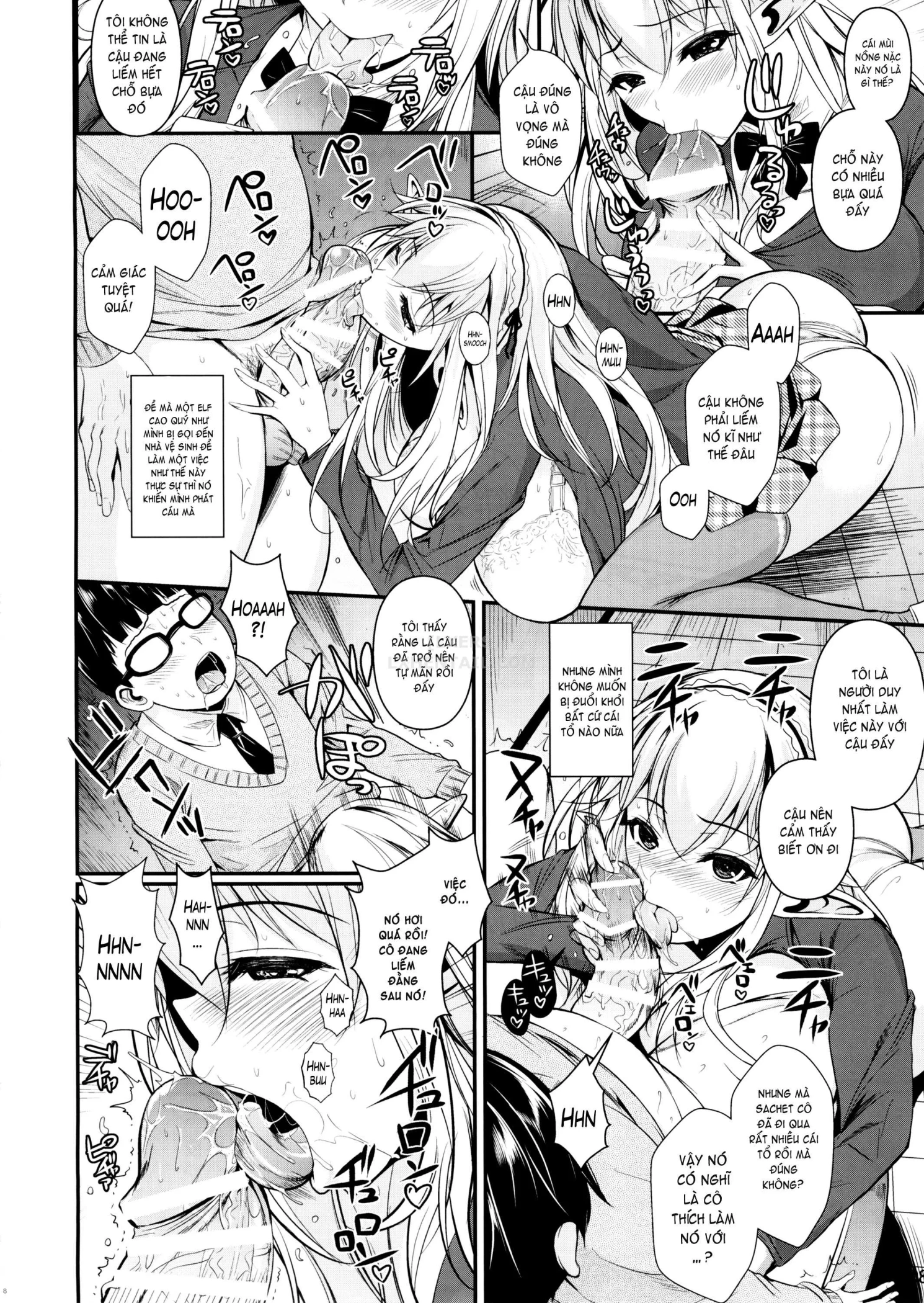 HentaiVN.net - Ảnh 10 - High Elf × High School Series - Chap 2 - Haku