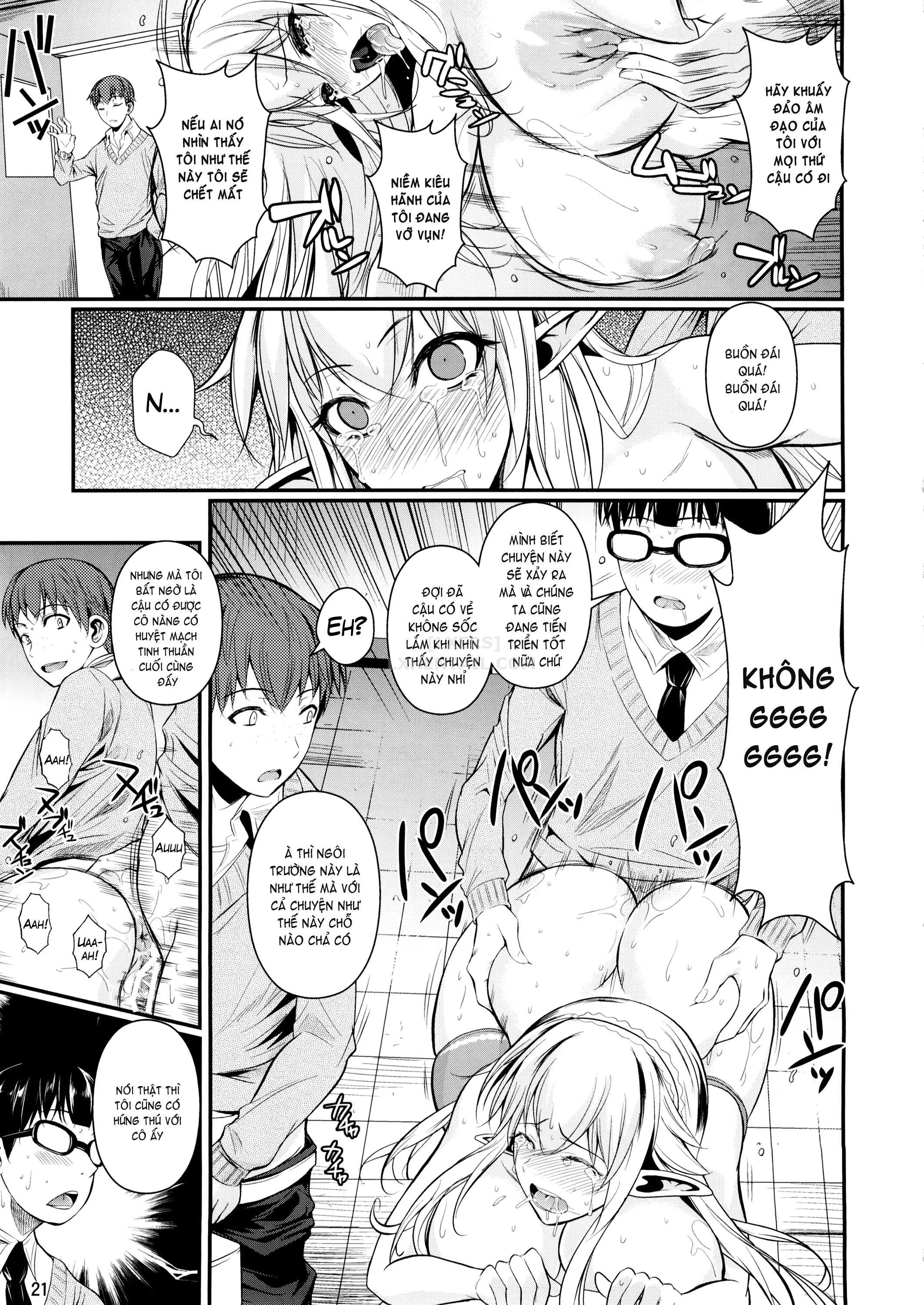 HentaiVN.net - Ảnh 23 - High Elf × High School Series - Chap 2 - Haku