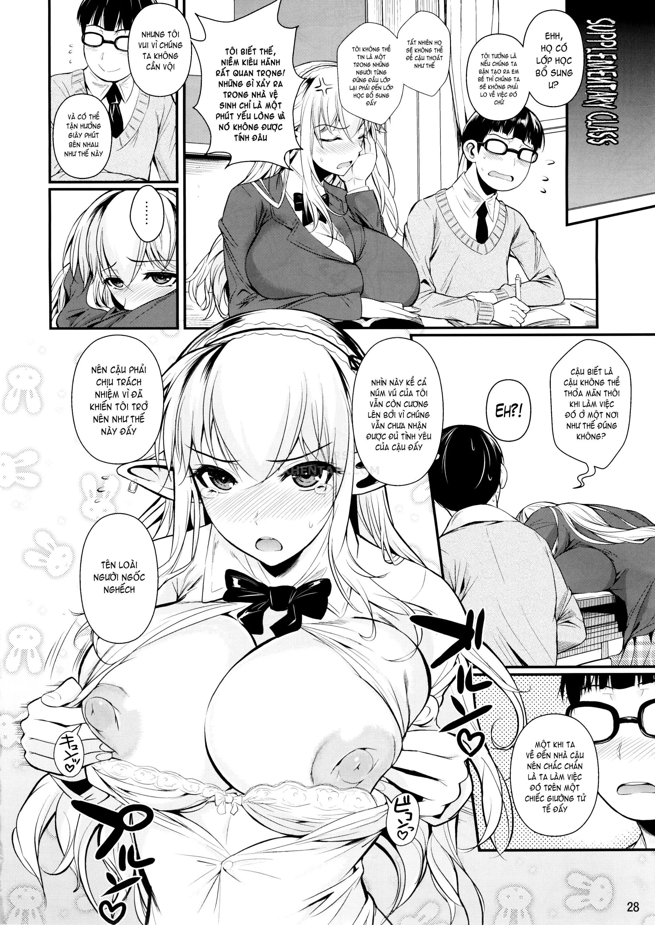 HentaiVN.net - Ảnh 30 - High Elf × High School Series - Chap 2 - Haku