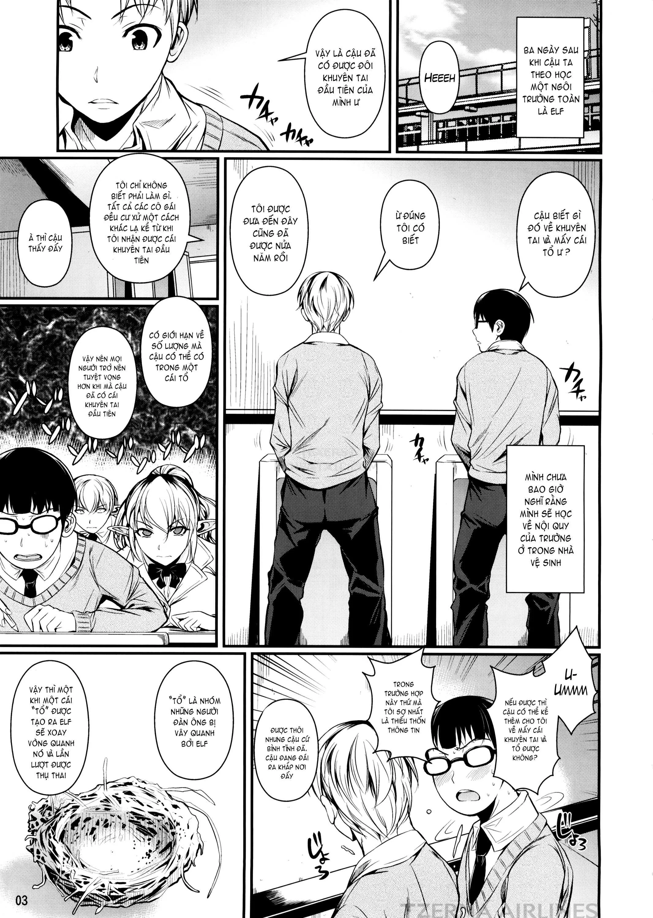 HentaiVN.net - Ảnh 5 - High Elf × High School Series - Chap 2 - Haku