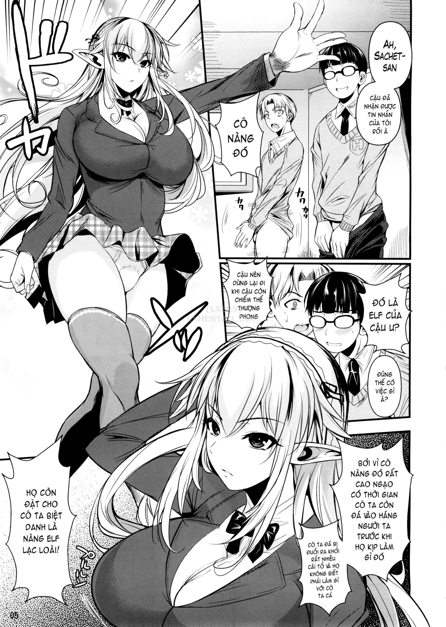 HentaiVN.net - Ảnh 7 - High Elf × High School Series - Chap 2 - Haku
