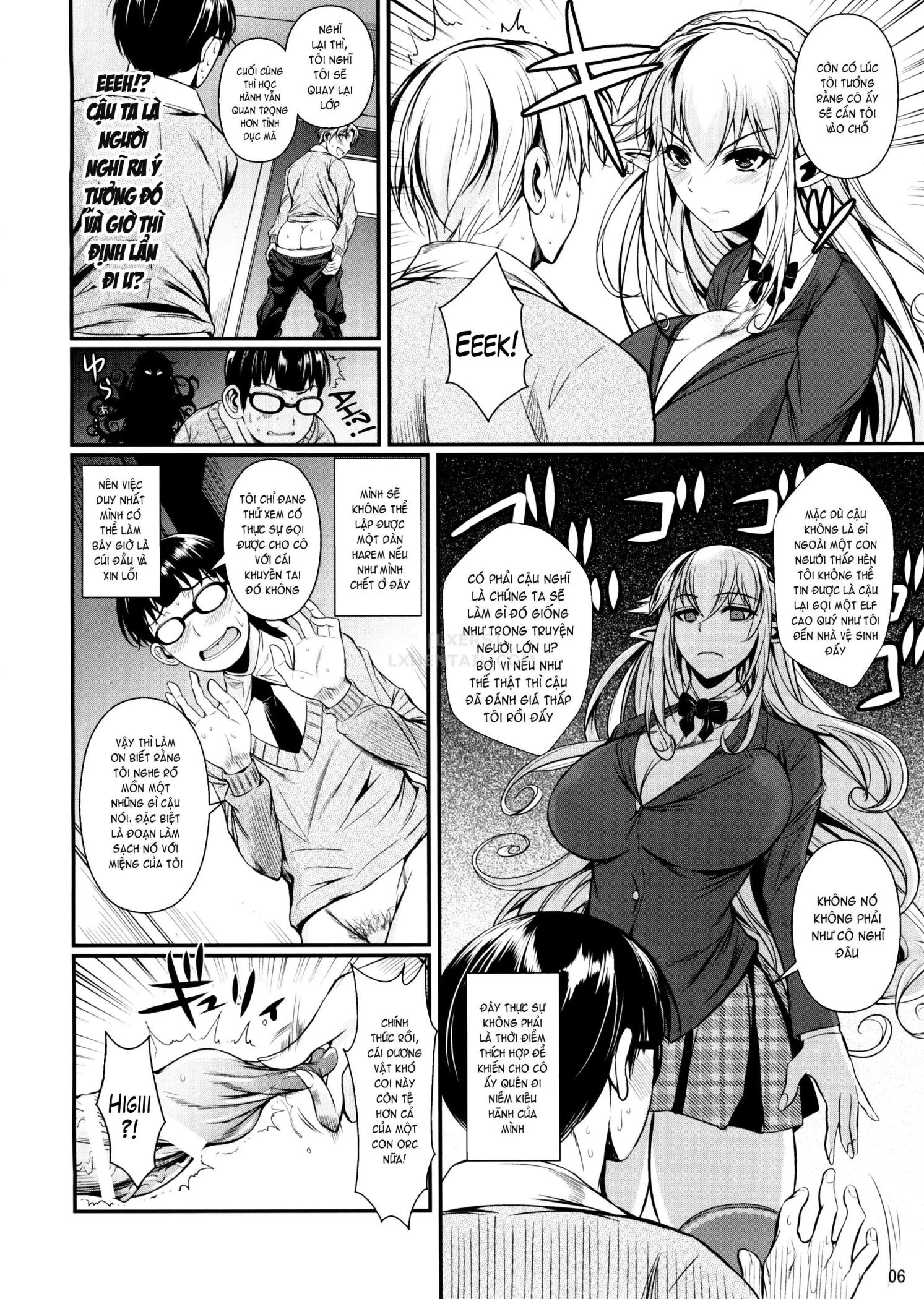 HentaiVN.net - Ảnh 8 - High Elf × High School Series - Chap 2 - Haku