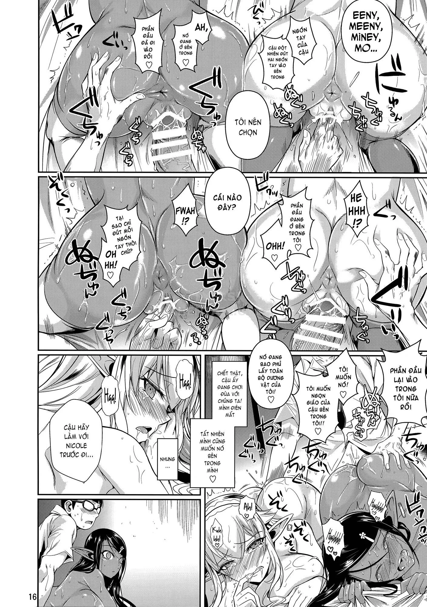 HentaiVN.net - Ảnh 18 - High Elf × High School Series - Chap 4 - Shiro × Kuro