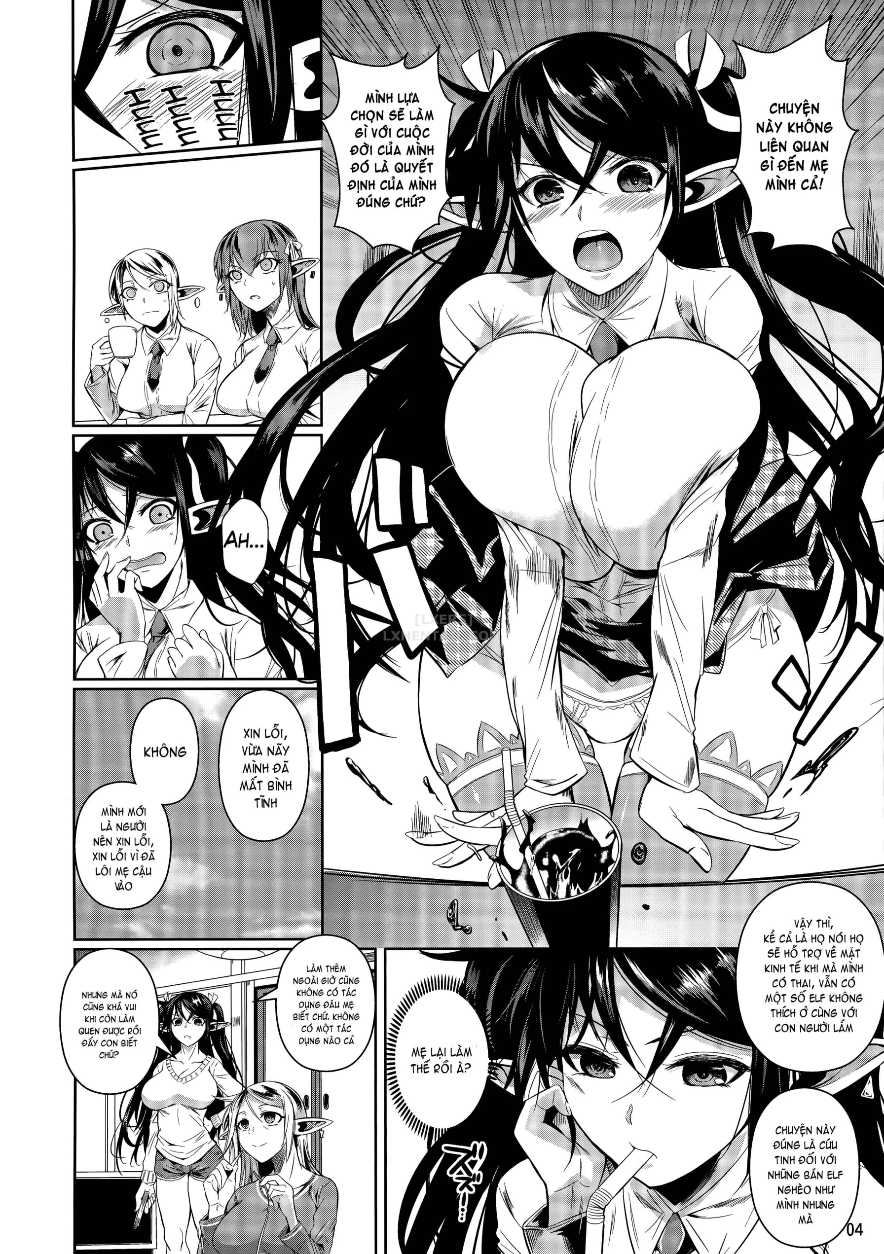 HentaiVN.net - Ảnh 5 - High Elf × High School Series - Chap 5 - TWINTAIL