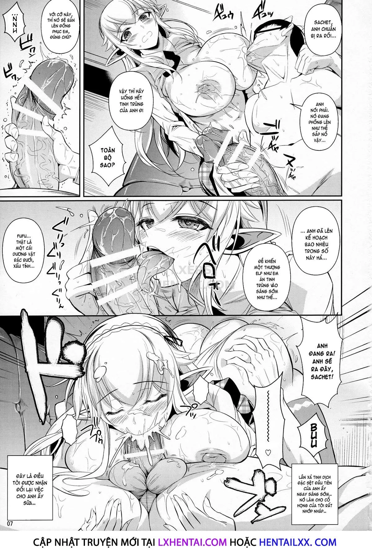 HentaiVN.net - Ảnh 9 - High Elf × High School Series - Chap 9 - A Day In The Life Of Kamina-Kun
