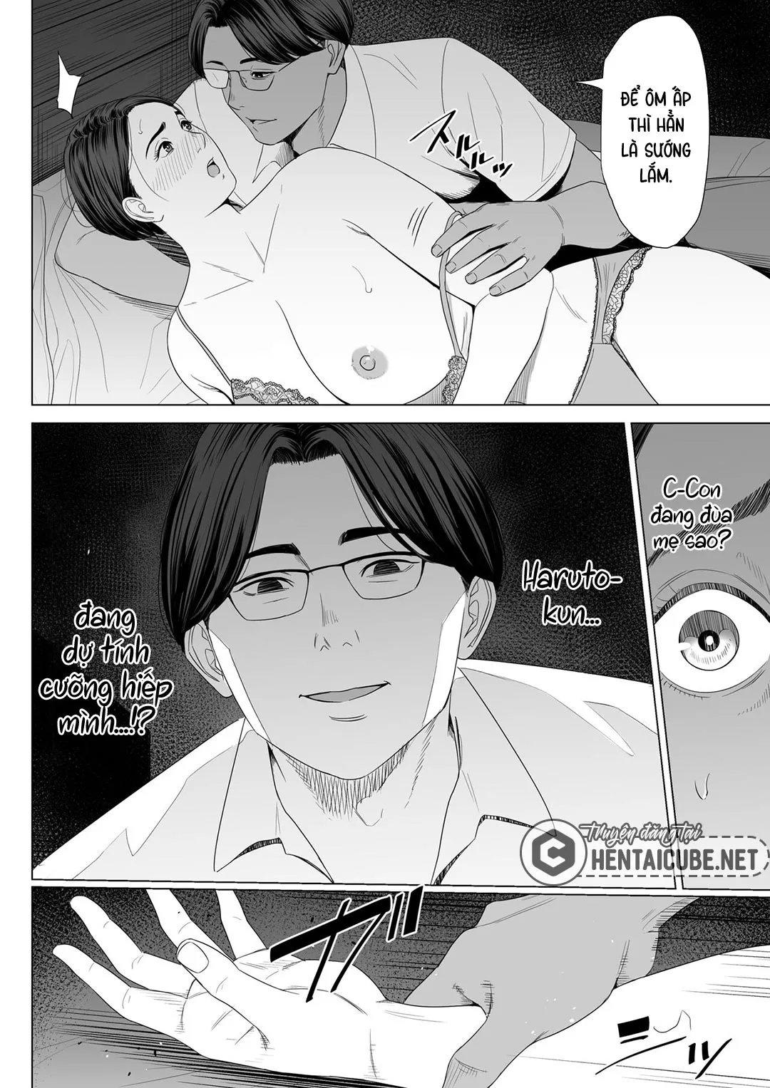 HentaiVN.net - Ảnh 15 - Mượn nhờ mẹ vợ [Gibo no Tsukaeru Karada; Using my Mother-in-Law.] - Oneshot