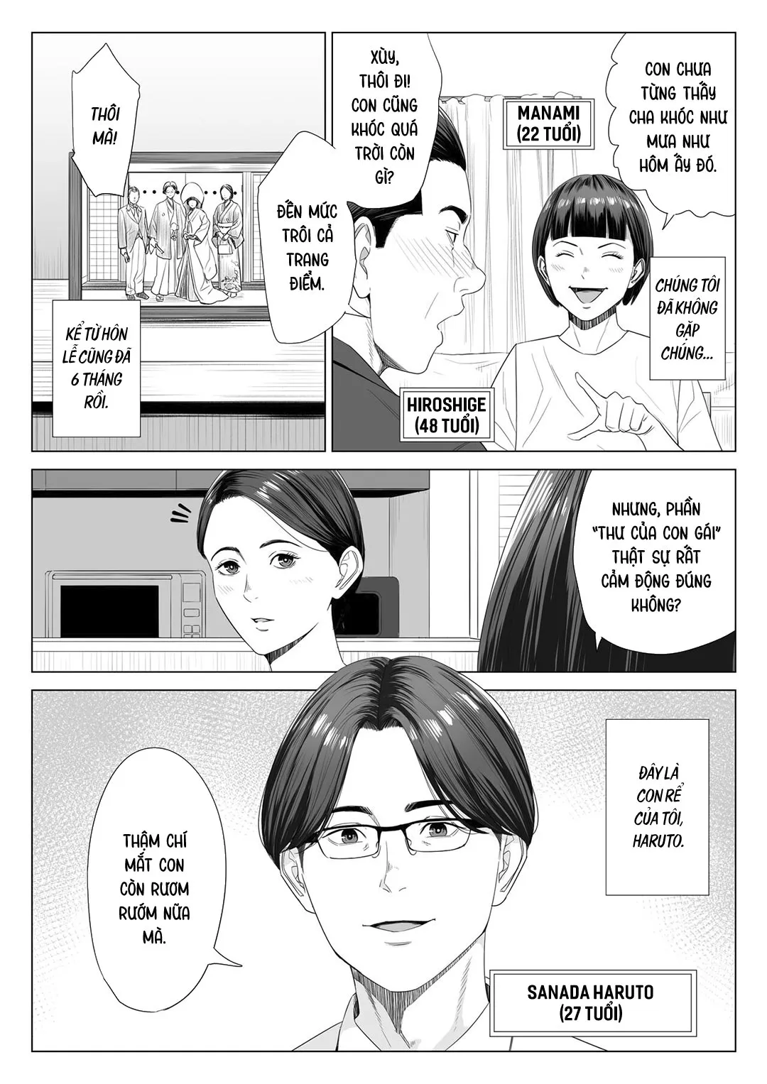 HentaiVN.net - Ảnh 3 - Mượn nhờ mẹ vợ [Gibo no Tsukaeru Karada; Using my Mother-in-Law.] - Oneshot