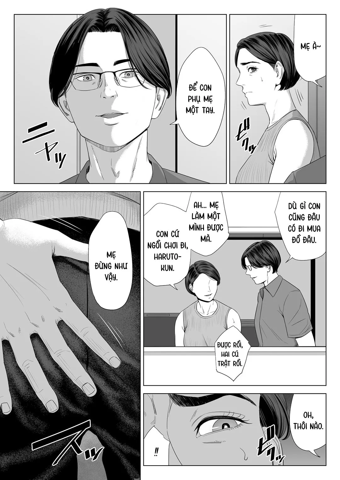 HentaiVN.net - Ảnh 24 - Mượn nhờ mẹ vợ [Gibo no Tsukaeru Karada; Using my Mother-in-Law.] - Chap 2