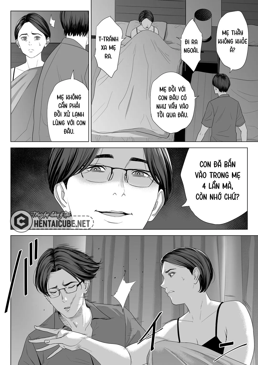 HentaiVN.net - Ảnh 7 - Mượn nhờ mẹ vợ [Gibo no Tsukaeru Karada; Using my Mother-in-Law.] - Chap 1B