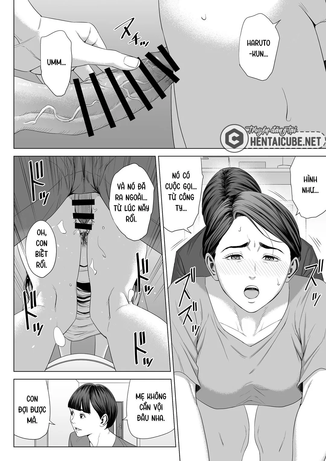 HentaiVN.net - Ảnh 15 - Mượn nhờ mẹ vợ [Gibo no Tsukaeru Karada; Using my Mother-in-Law.] - Chap 2