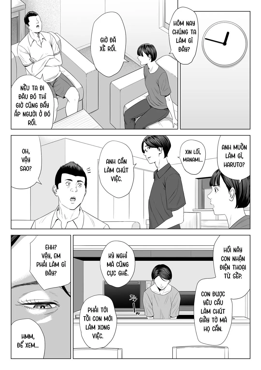 HentaiVN.net - Ảnh 21 - Mượn nhờ mẹ vợ [Gibo no Tsukaeru Karada; Using my Mother-in-Law.] - Chap 2