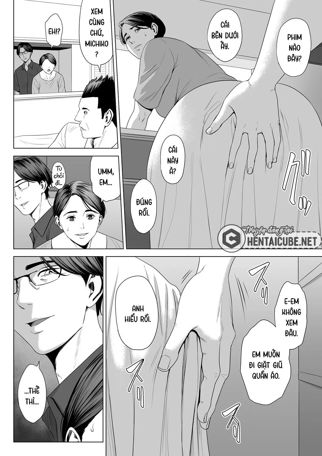 HentaiVN.net - Ảnh 23 - Mượn nhờ mẹ vợ [Gibo no Tsukaeru Karada; Using my Mother-in-Law.] - Chap 2