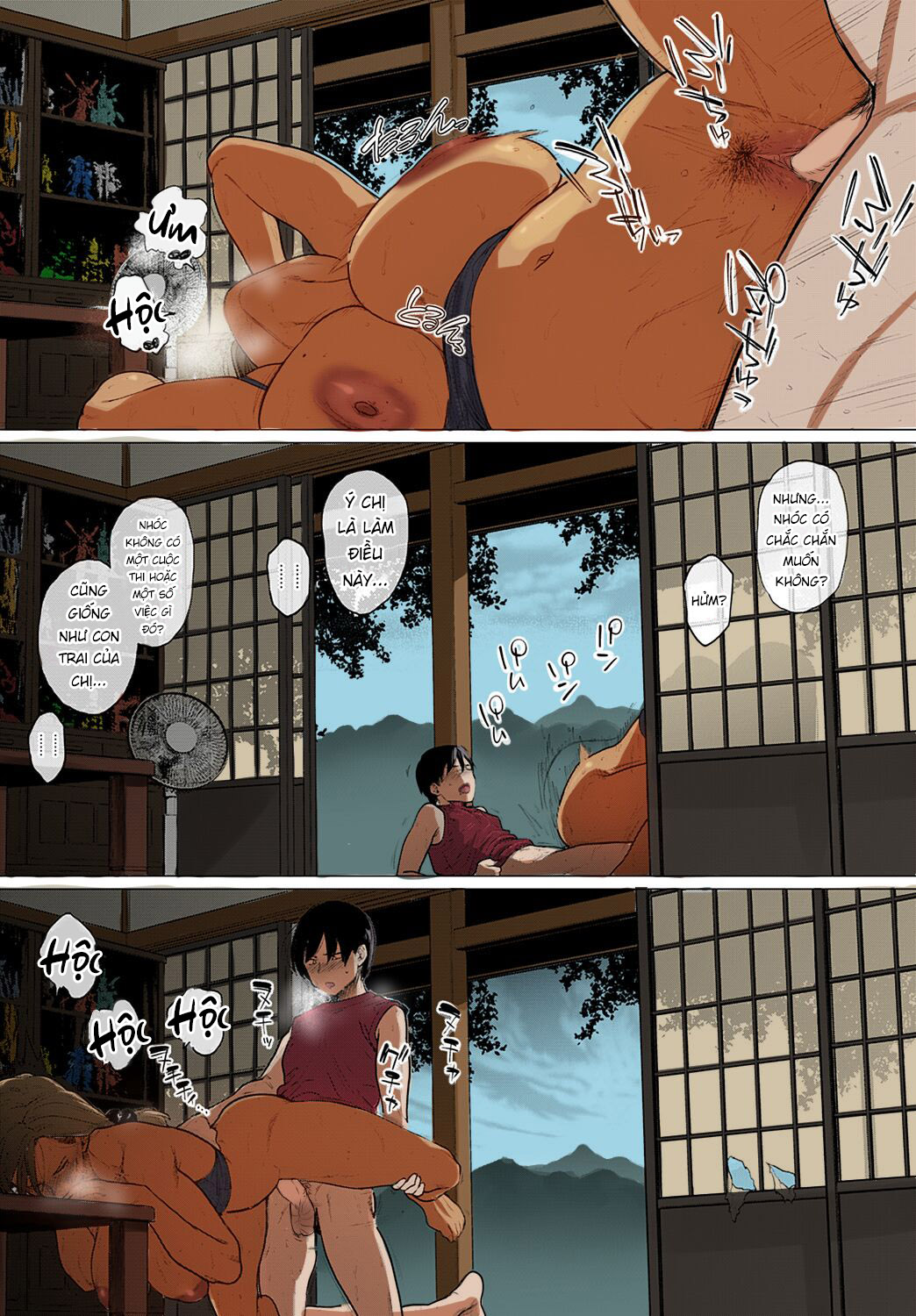 HentaiVN.net - Ảnh 26 - Người chị xa quê về chơi - Oneshot