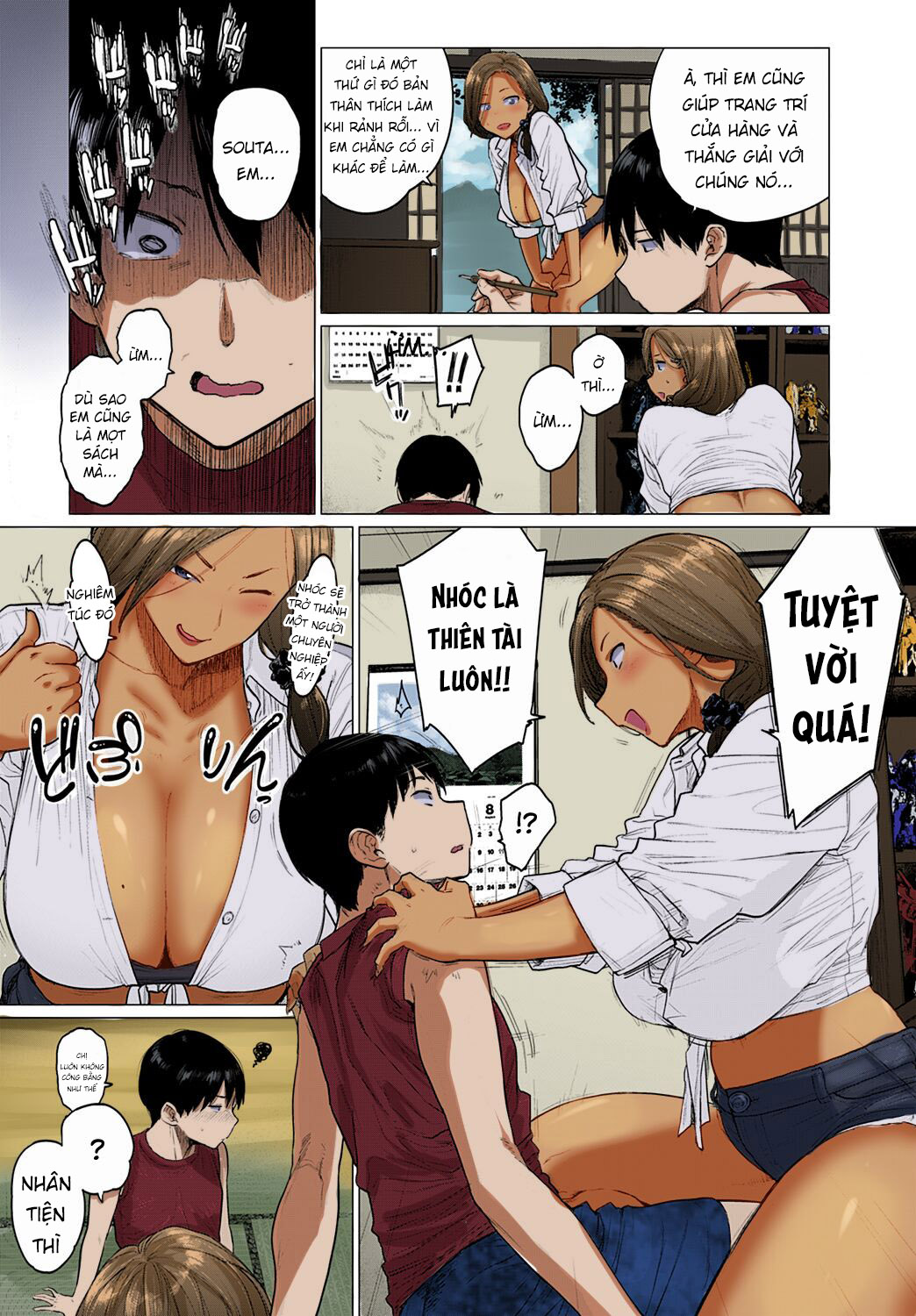 HentaiVN.net - Ảnh 5 - Người chị xa quê về chơi - Oneshot