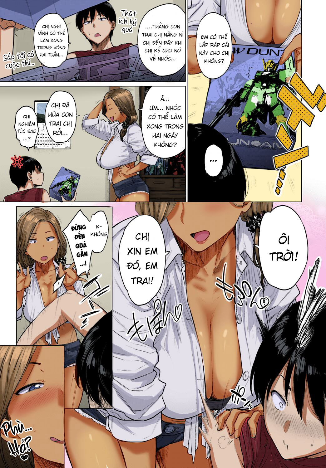 HentaiVN.net - Ảnh 6 - Người chị xa quê về chơi - Oneshot