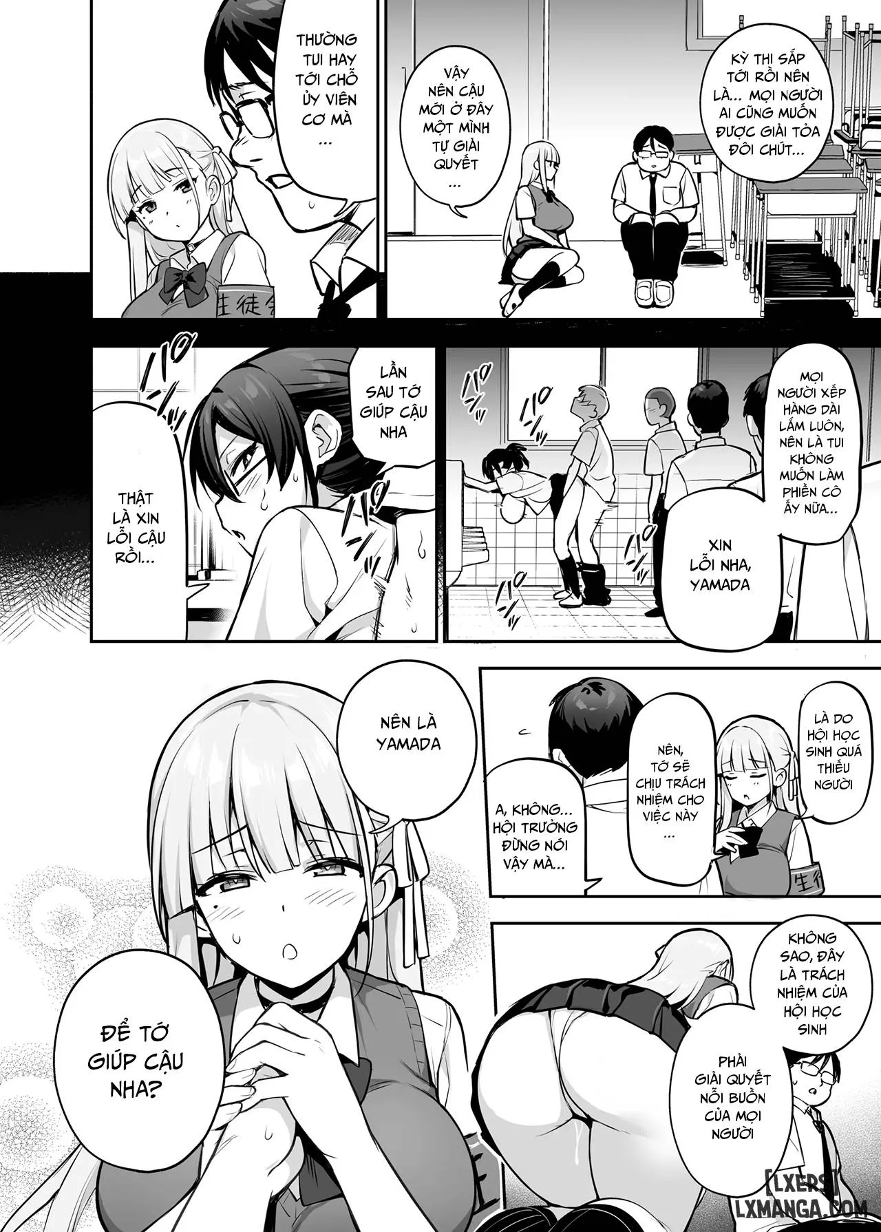 HentaiVN.net - Ảnh 30 - 憧れの生徒会長が巨乳すぎる件 2 - Oneshot.