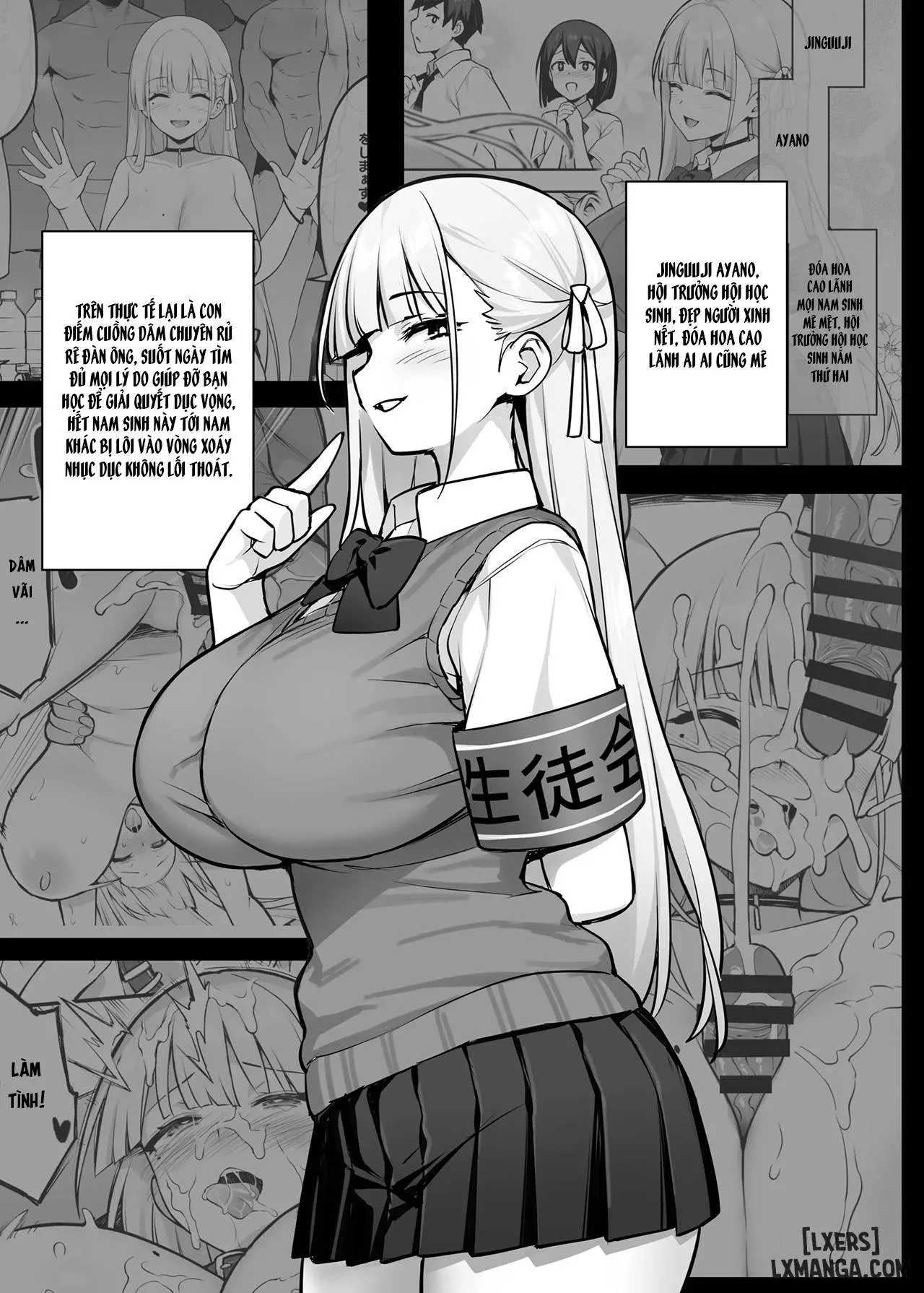 HentaiVN.net - Ảnh 7 - 憧れの生徒会長が巨乳すぎる件 2 - Oneshot.