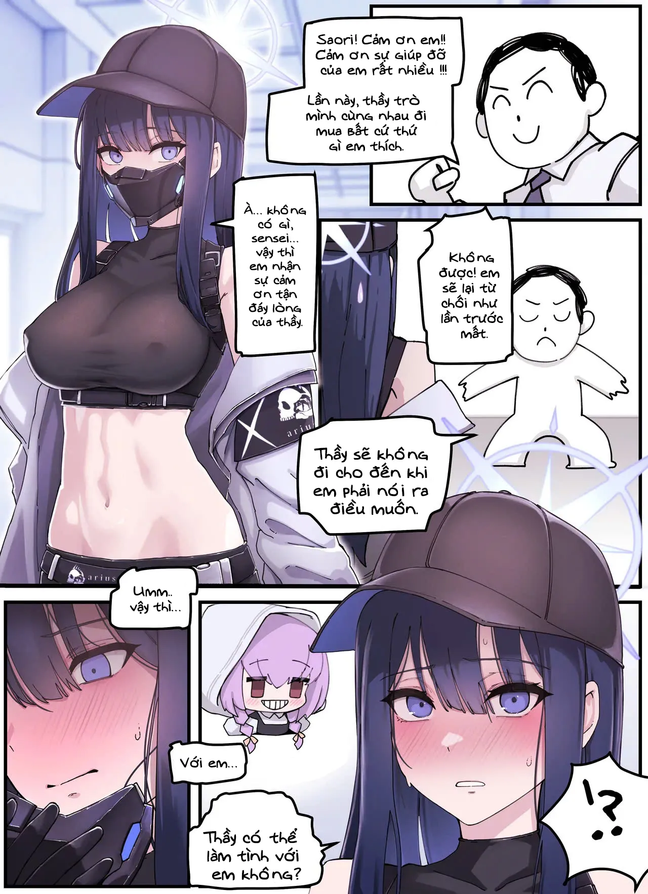 HentaiVN.net - Ảnh 3 - Saori Gift (Blue Archive) - Oneshot
