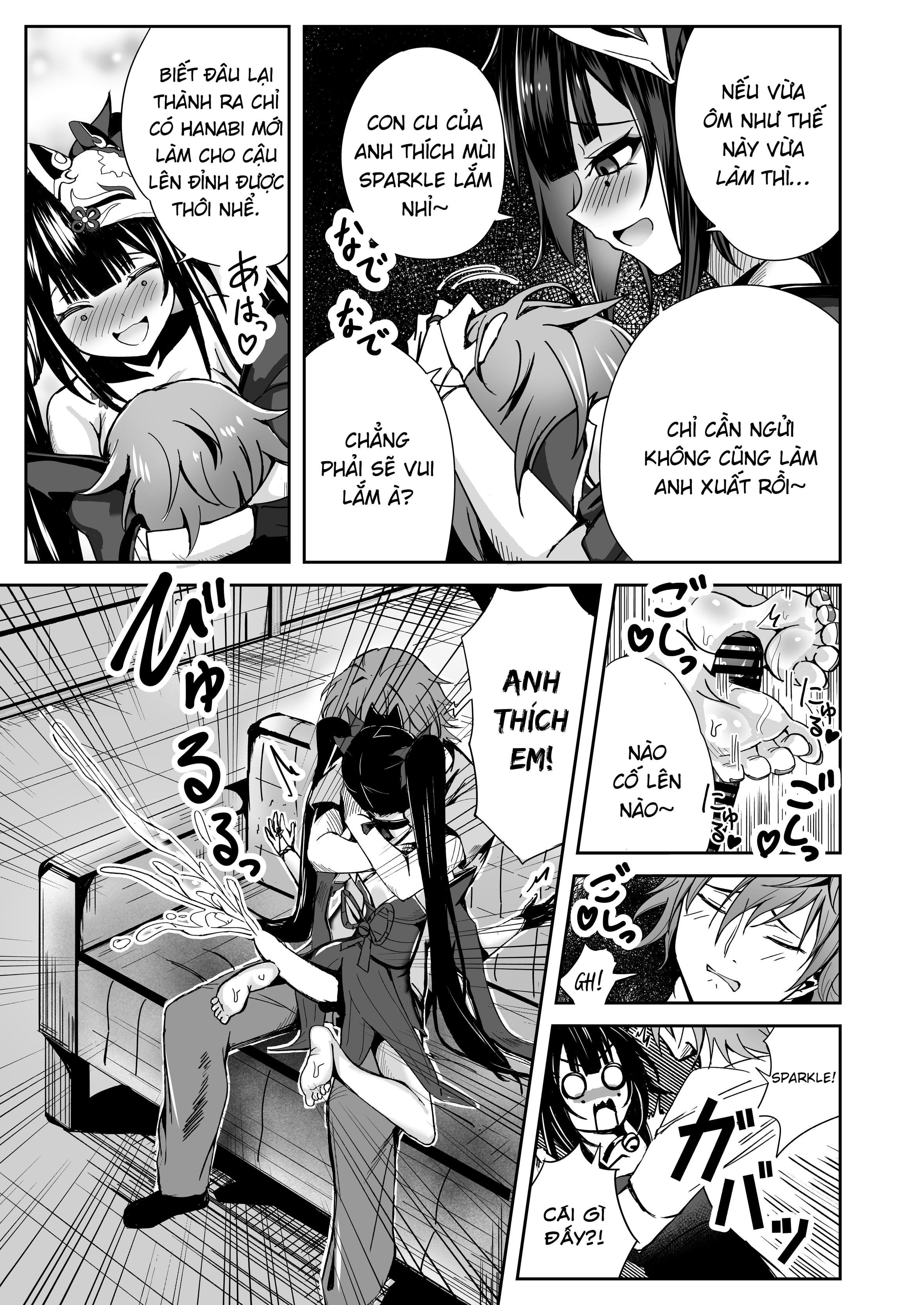 HentaiVN.net - Ảnh 7 - Hanabi no Love Love Daisakusen + Bonus - Oneshot