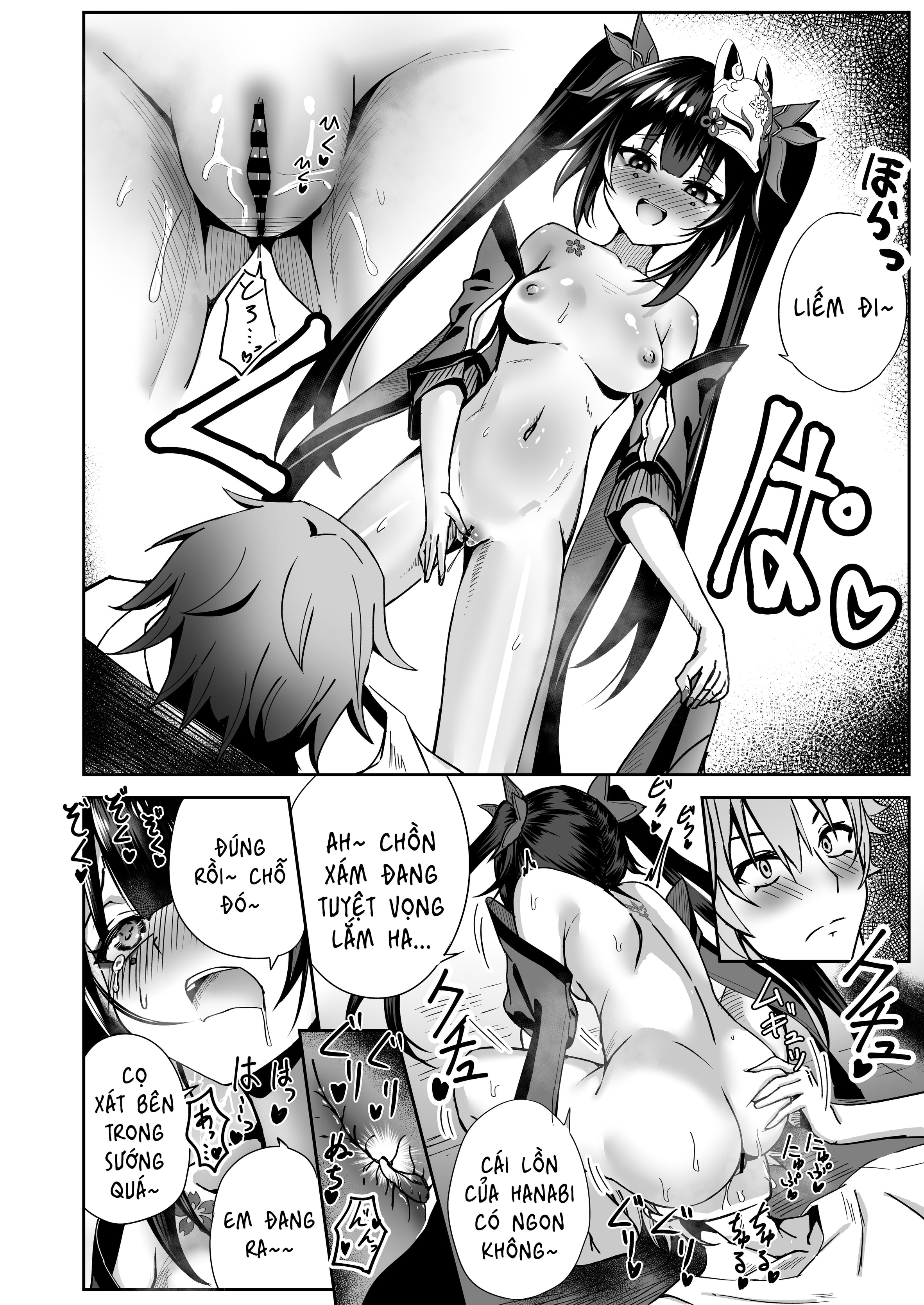 HentaiVN.net - Ảnh 10 - Hanabi no Love Love Daisakusen + Bonus - Oneshot