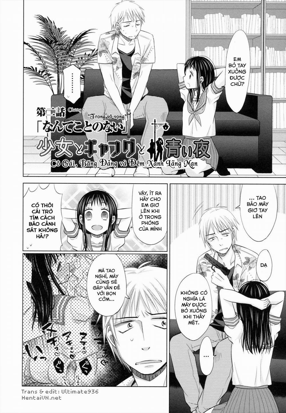 HentaiVN.net - Ảnh 3 - Cô Gái, Băng Đảng và Đêm Xanh Lãng Mạn [Shoujo to Gang to Aoi Yoru; 少女とギャングと青い夜] - Chap 2