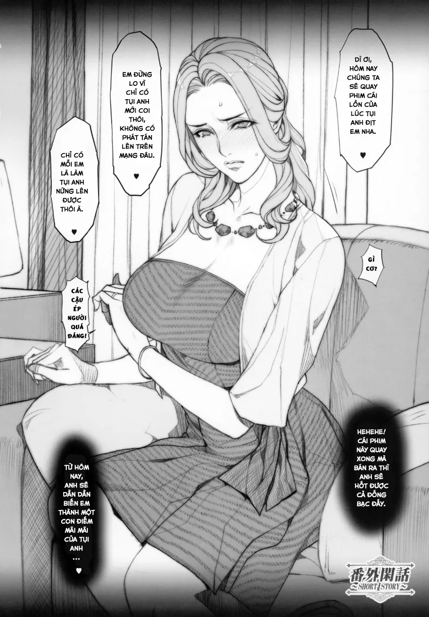 HentaiVN.net - Ảnh 6 - Những nàng milf dâm đãng [Hitodumadukushi] - Chap 4