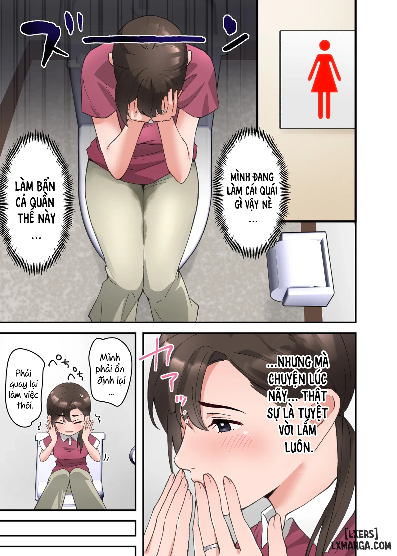 HentaiVN.net - Ảnh 24 - Hitozuma no Kaigoshi ga Yoboyobo Jii-san ni Ikasare Makuru Hanashi - Oneshot