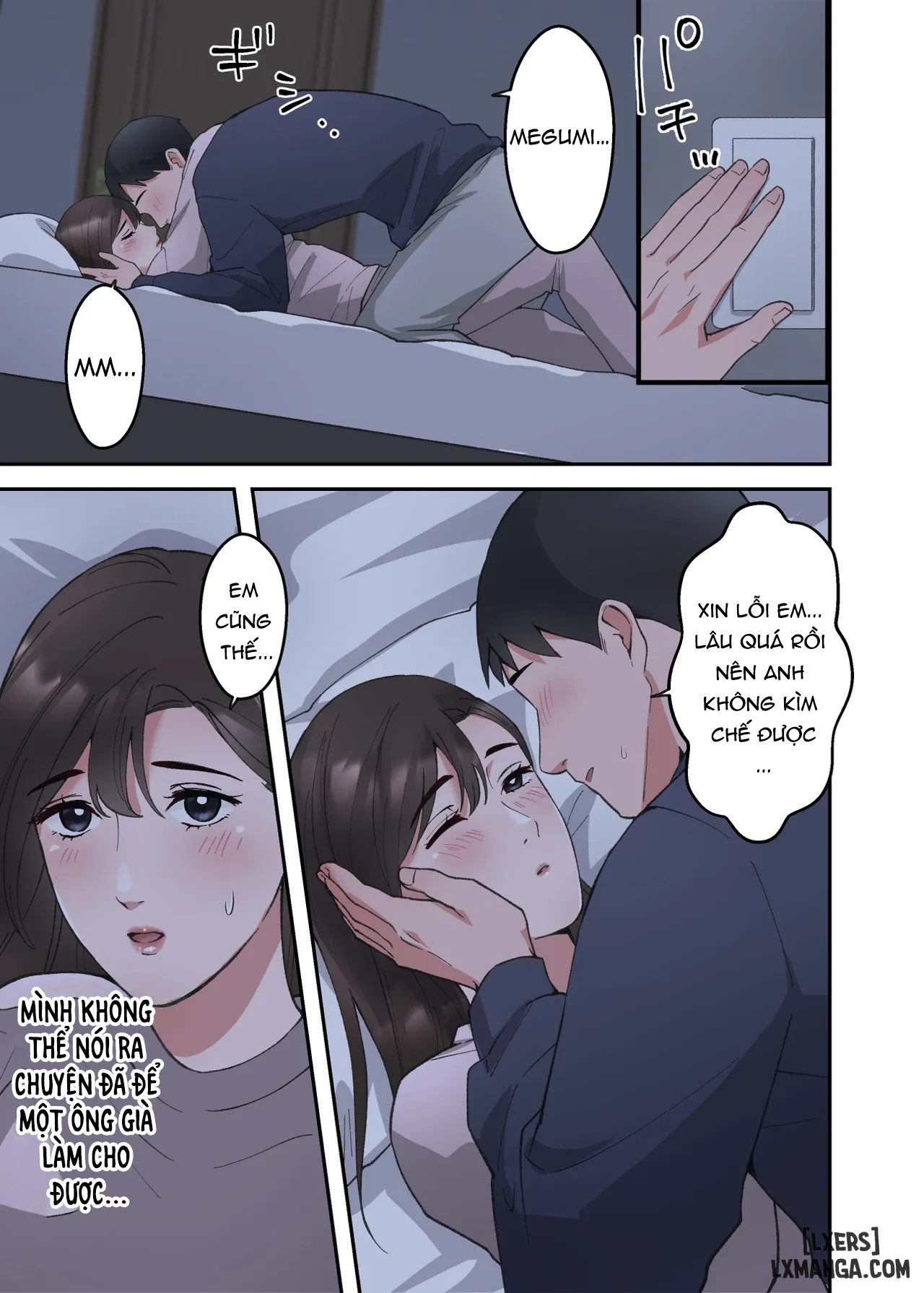 HentaiVN.net - Ảnh 34 - Hitozuma no Kaigoshi ga Yoboyobo Jii-san ni Ikasare Makuru Hanashi - Oneshot