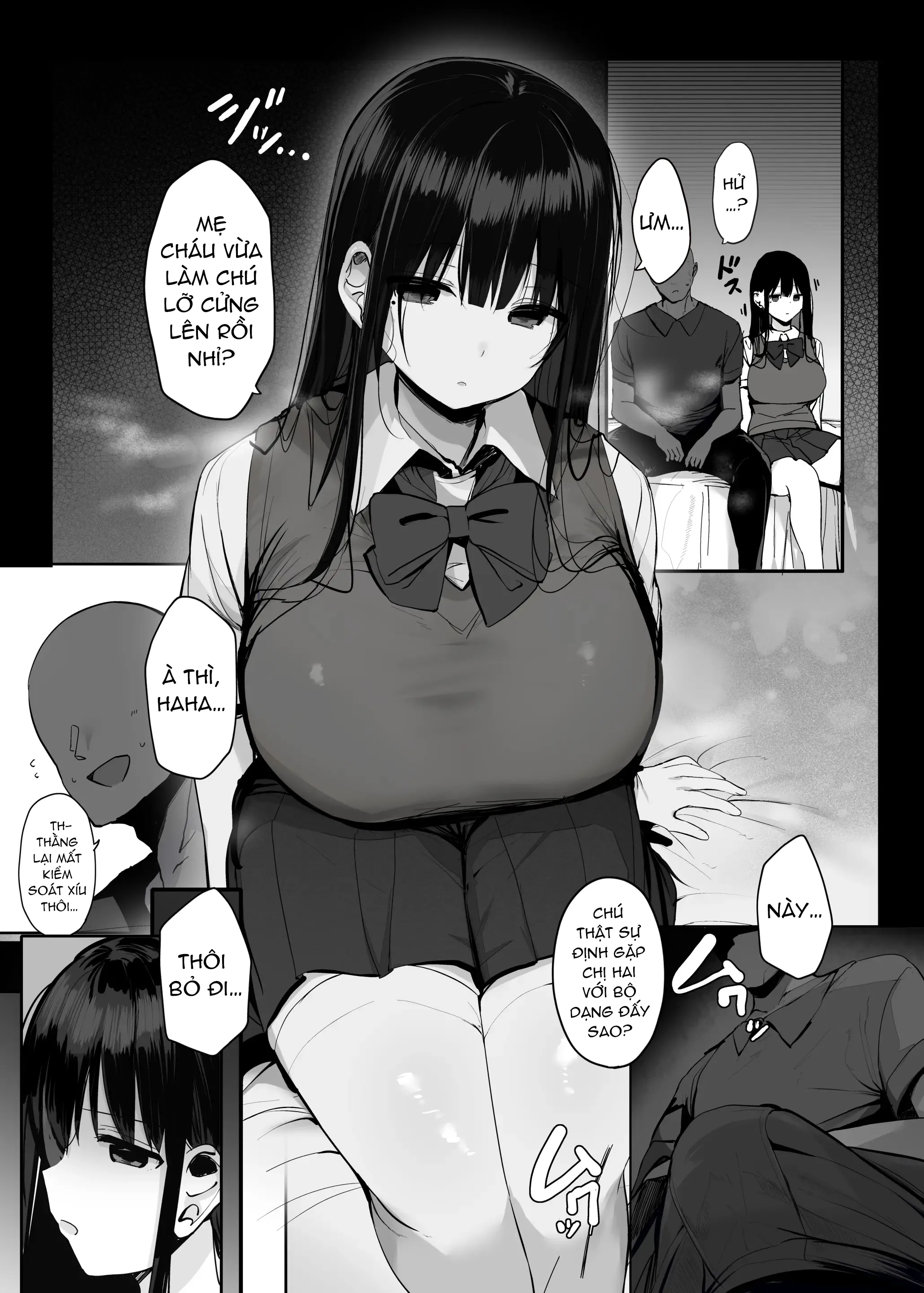 HentaiVN.net - Ảnh 10 - Thoải mái tận hưởng cơ thể này đi, Ông chú - Oneshot