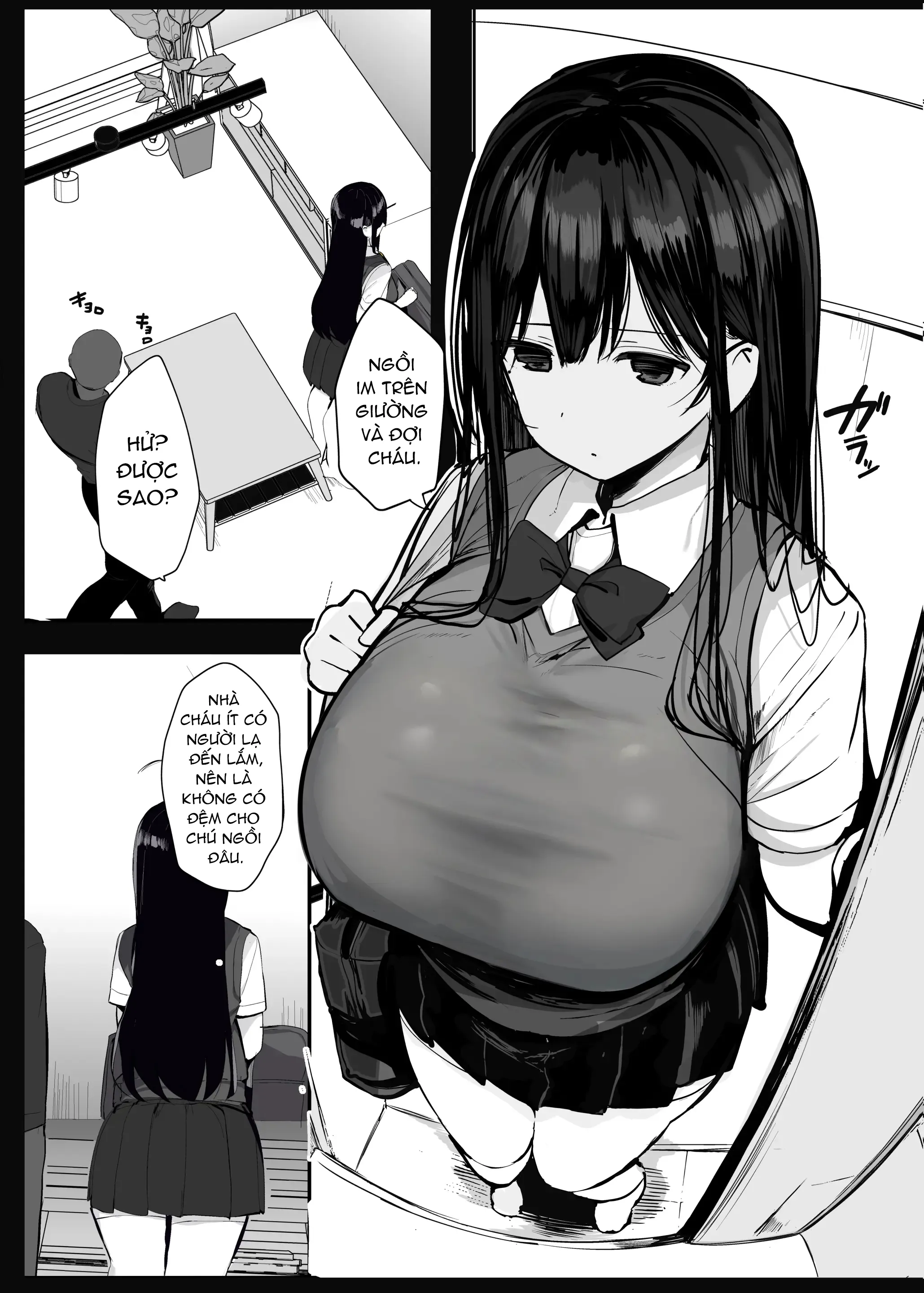 HentaiVN.net - Ảnh 11 - Thoải mái tận hưởng cơ thể này đi, Ông chú - Oneshot