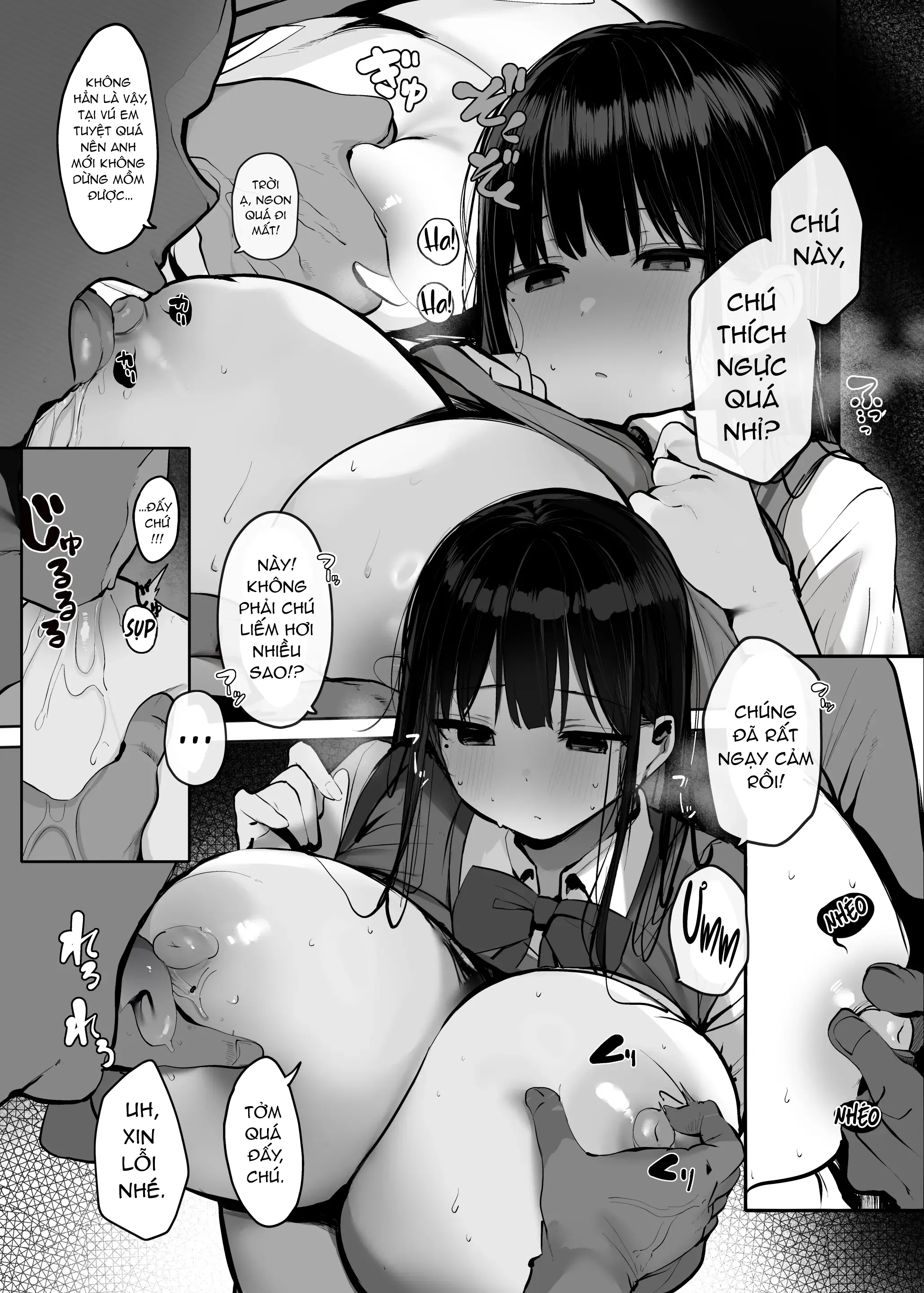 HentaiVN.net - Ảnh 14 - Thoải mái tận hưởng cơ thể này đi, Ông chú - Oneshot